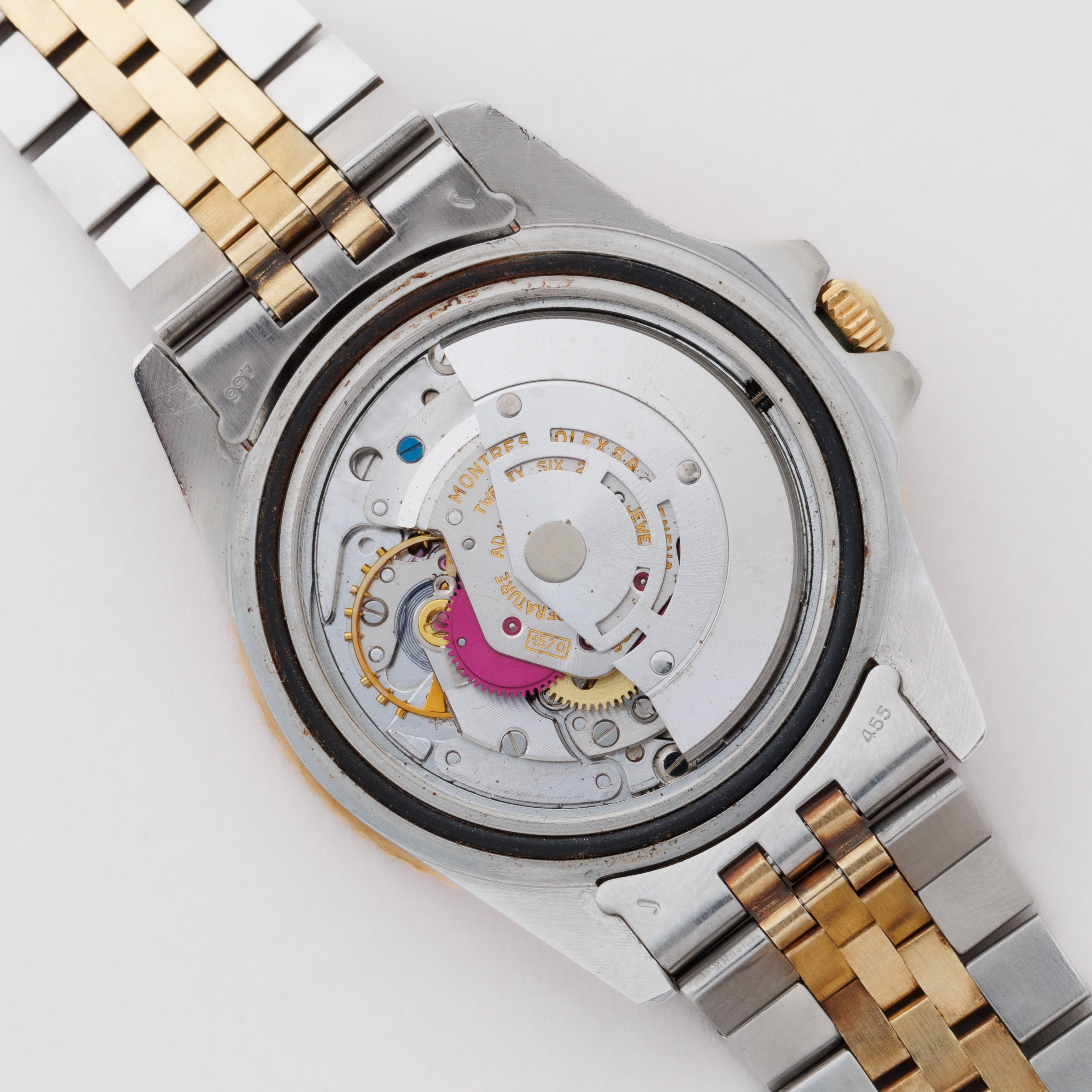 ロレックス GMTマスター 1974年製 Ref.1675コンビ 茶ツボ 純正コンビジュビリーブレス