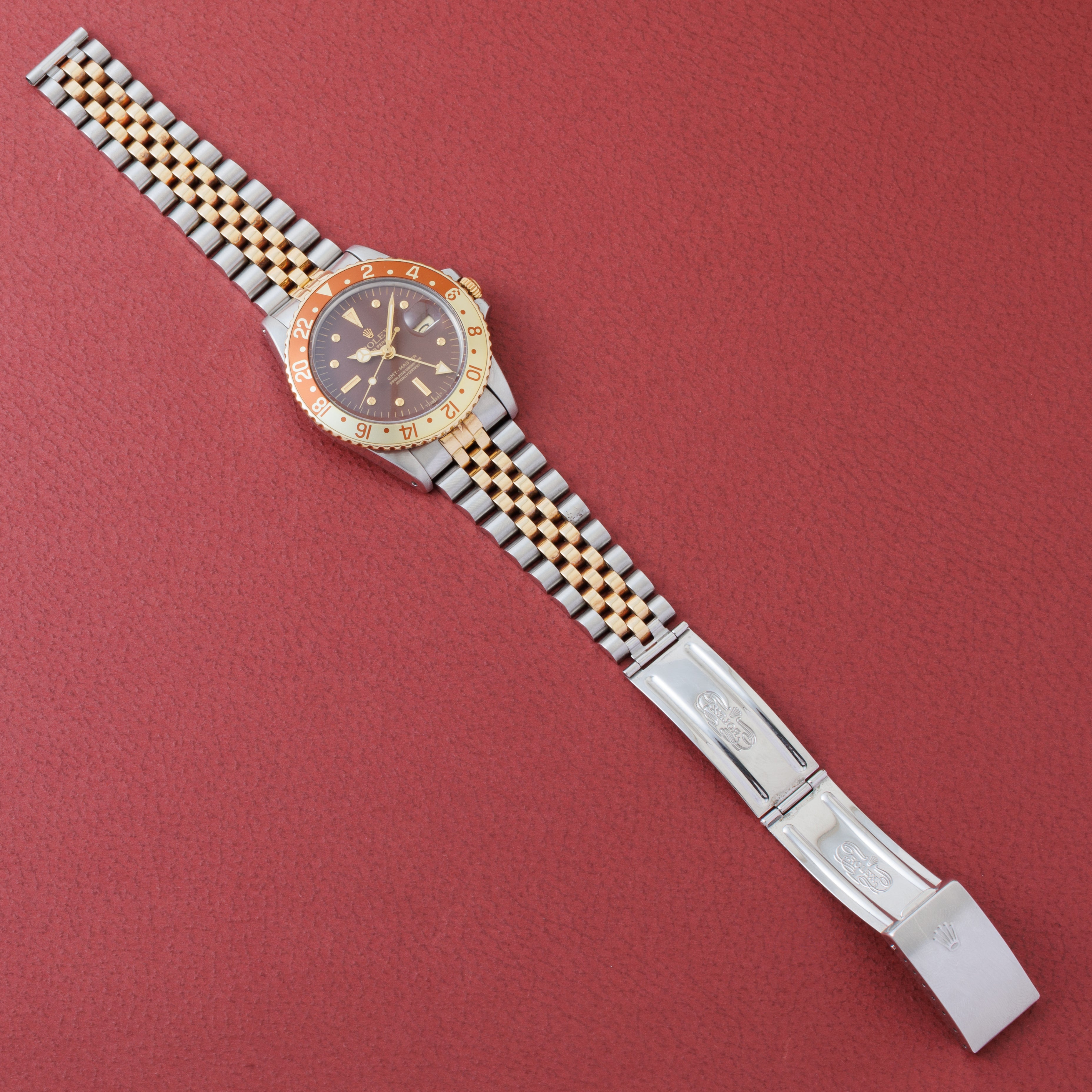 ロレックス GMTマスター 1974年製 Ref.1675コンビ 茶ツボ 純正コンビジュビリーブレス