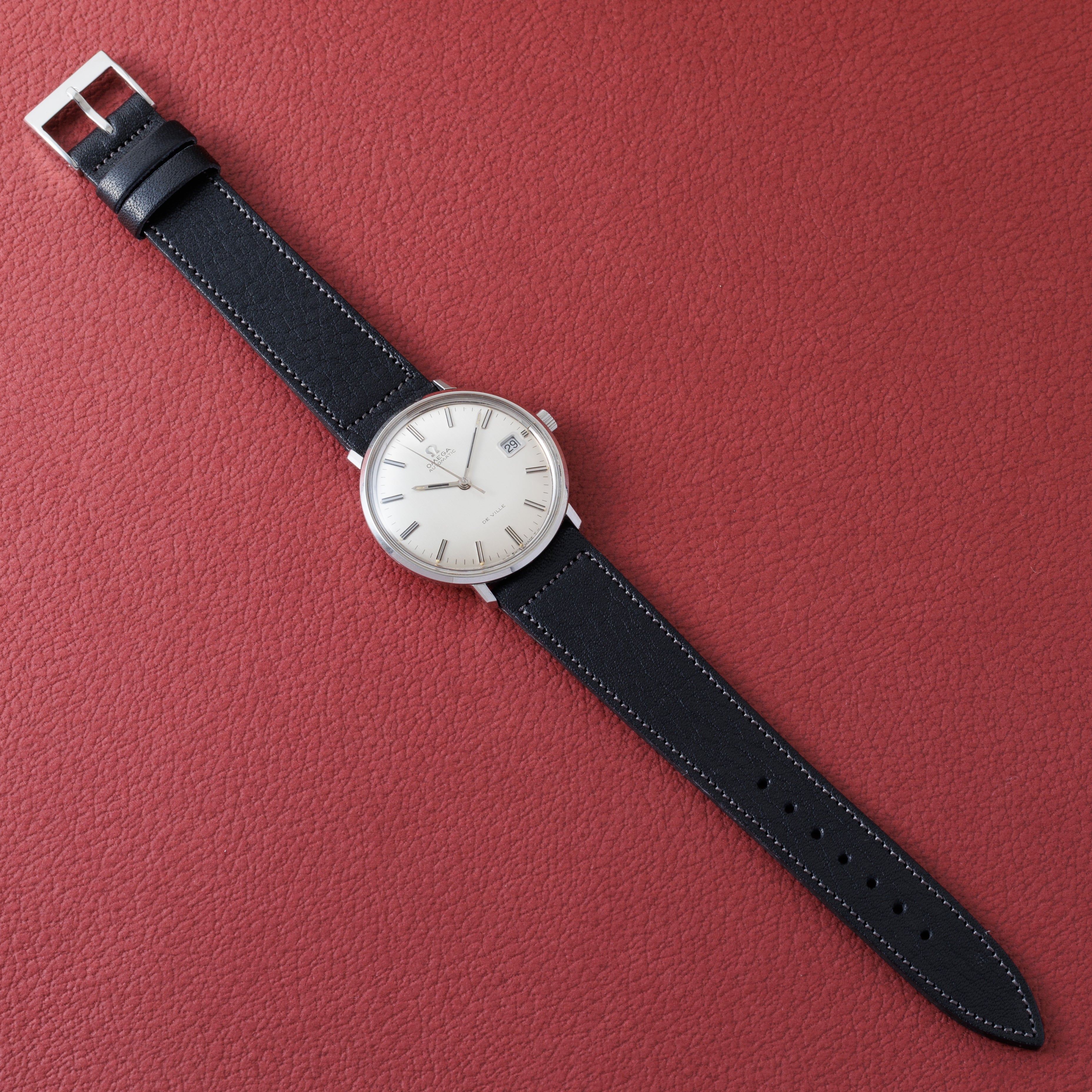 オメガ デ・ヴィル オートマチック 1970年代製 Ref.166033 シルバーダイヤル