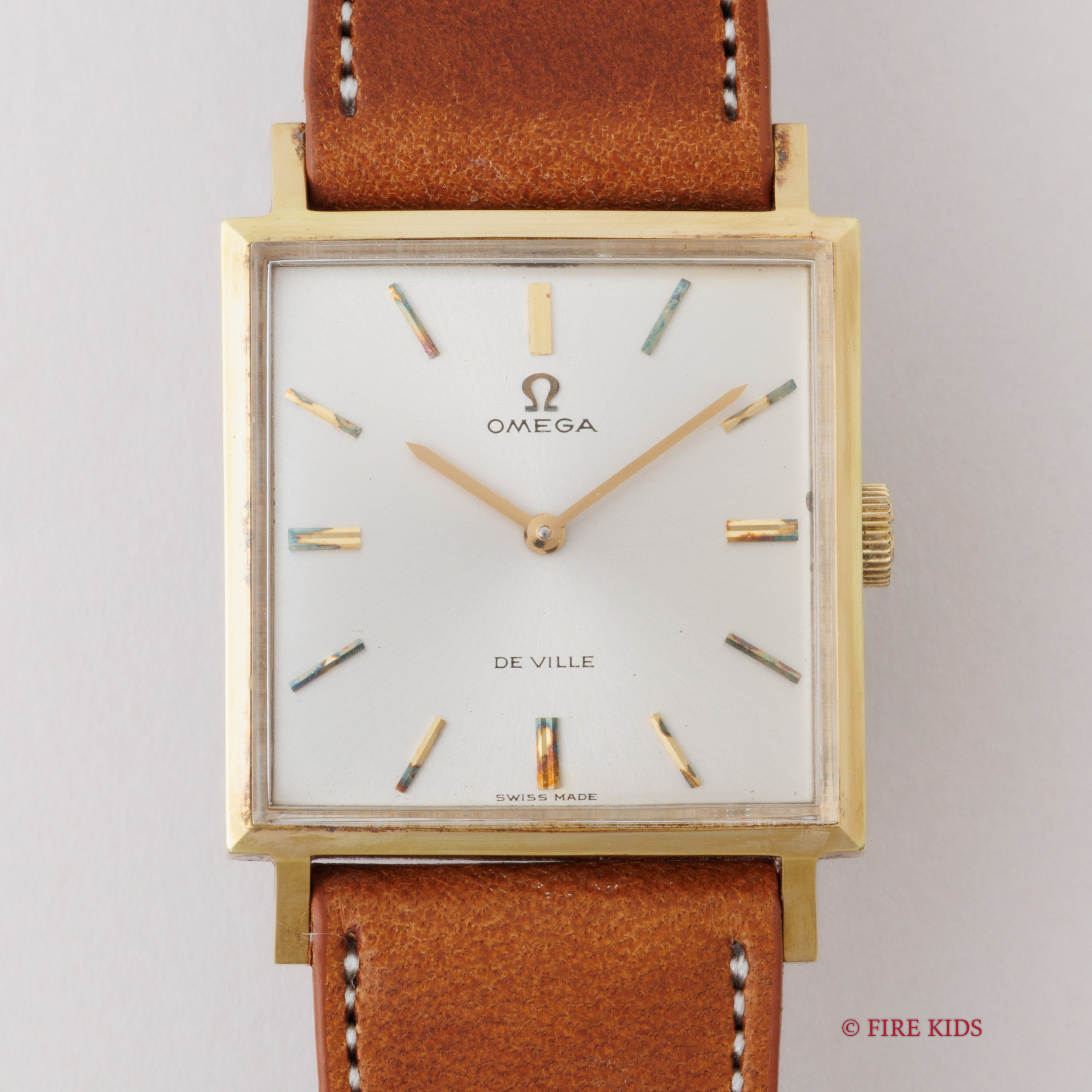 オメガ デ・ヴィル 1969年製 スクエアケース 金張り 手巻き ノンデイト
