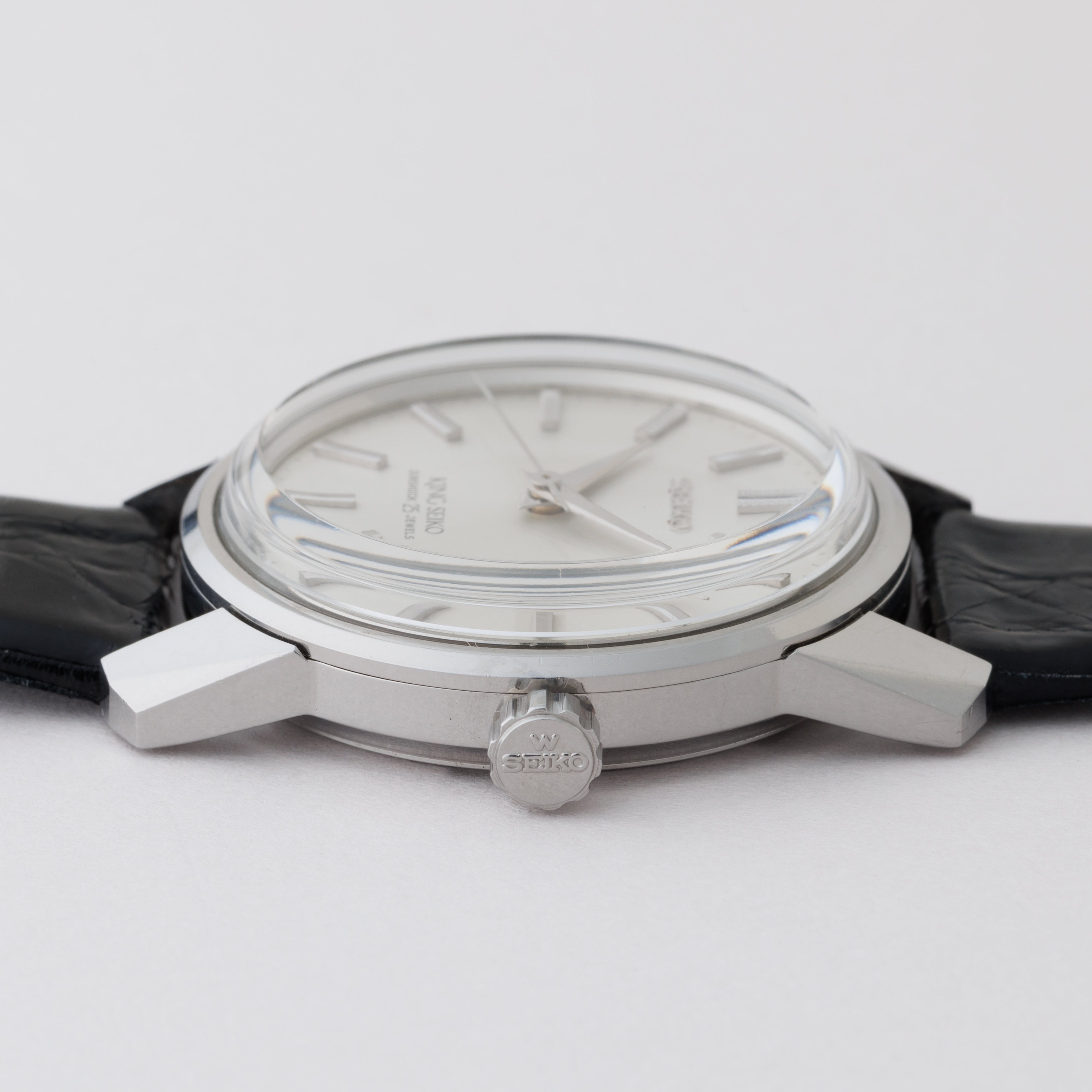 セイコー 44キングセイコー前期 1965年製 Ref.44-9990 盾メダリオン 純正尾錠付き