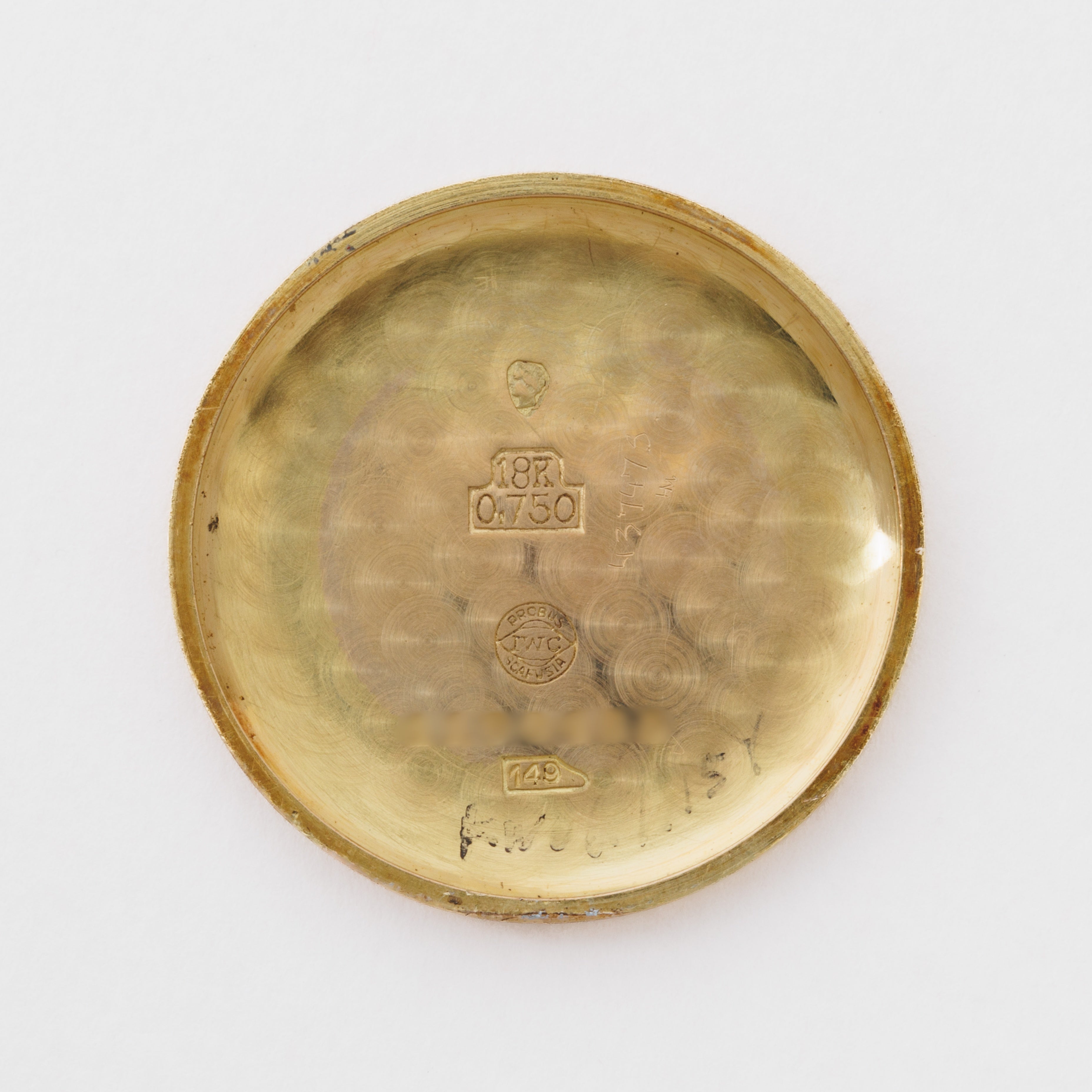 IWC 18金無垢ピンクゴールドラウンドケース 1947年製 Cal.60 手巻き