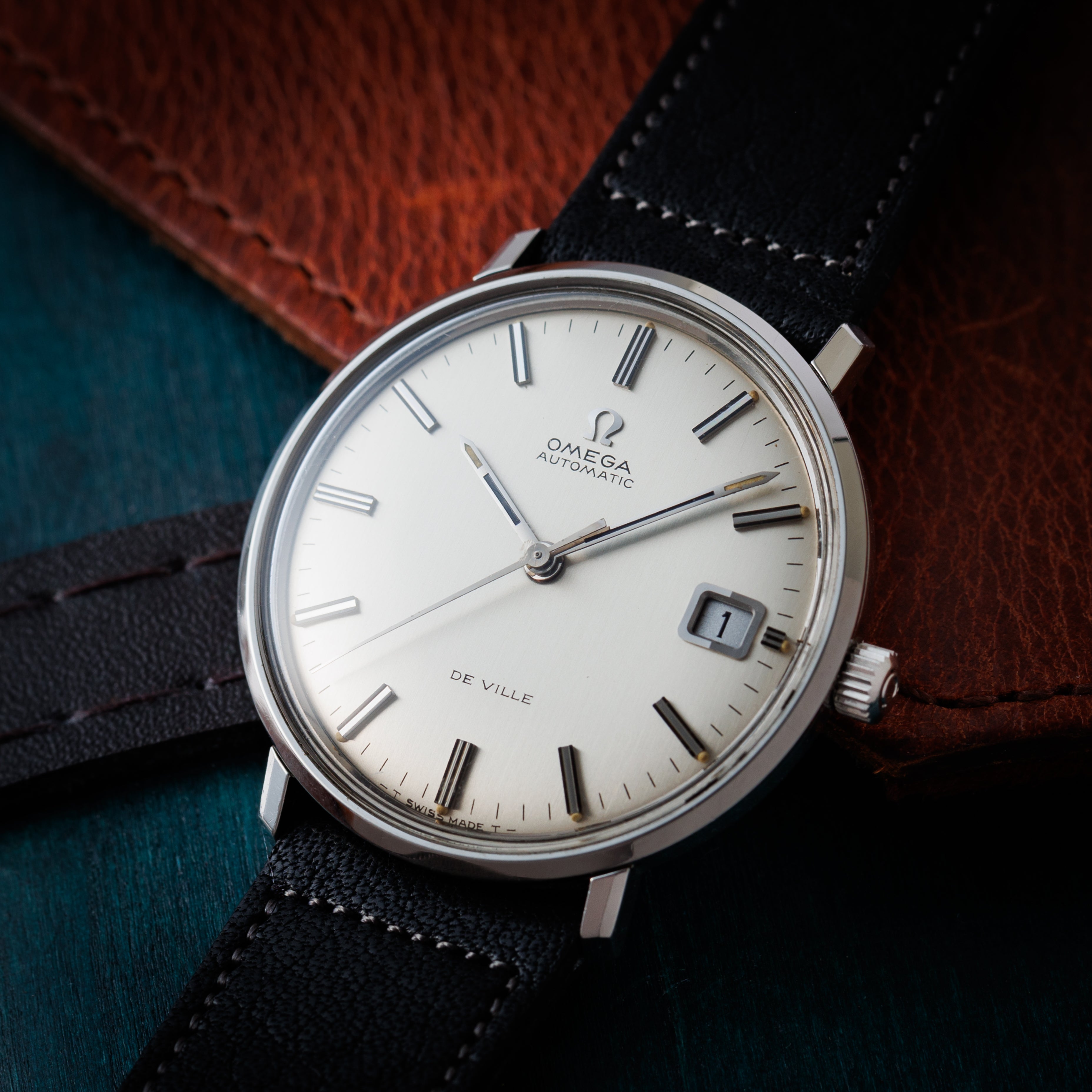 オメガ デ・ヴィル オートマチック 1970年代製 Ref.166033 シルバーダイヤル