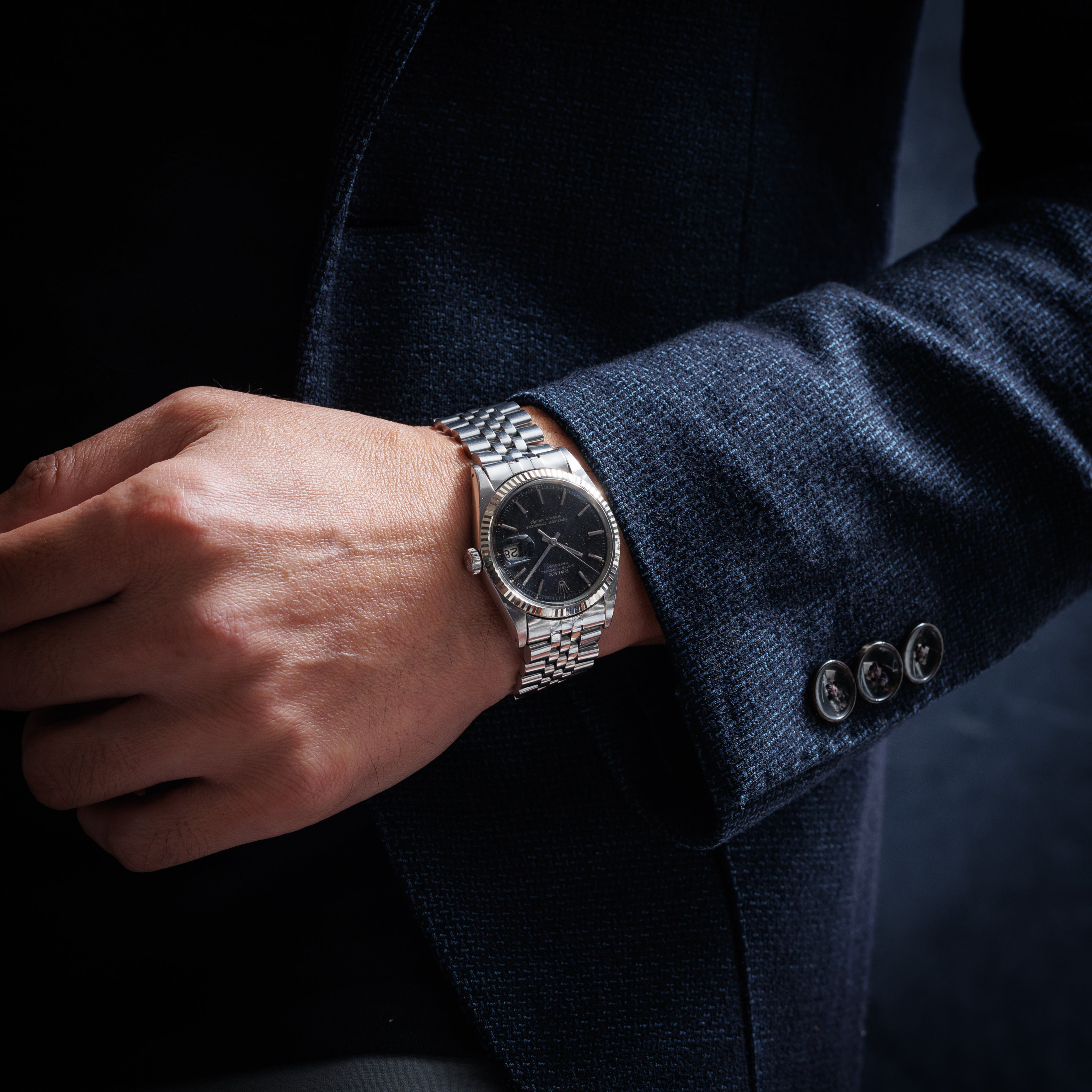 ロレックス デイトジャスト 1966年製 Ref.1601 ギャラクシーダイヤル 純正USブレス付き