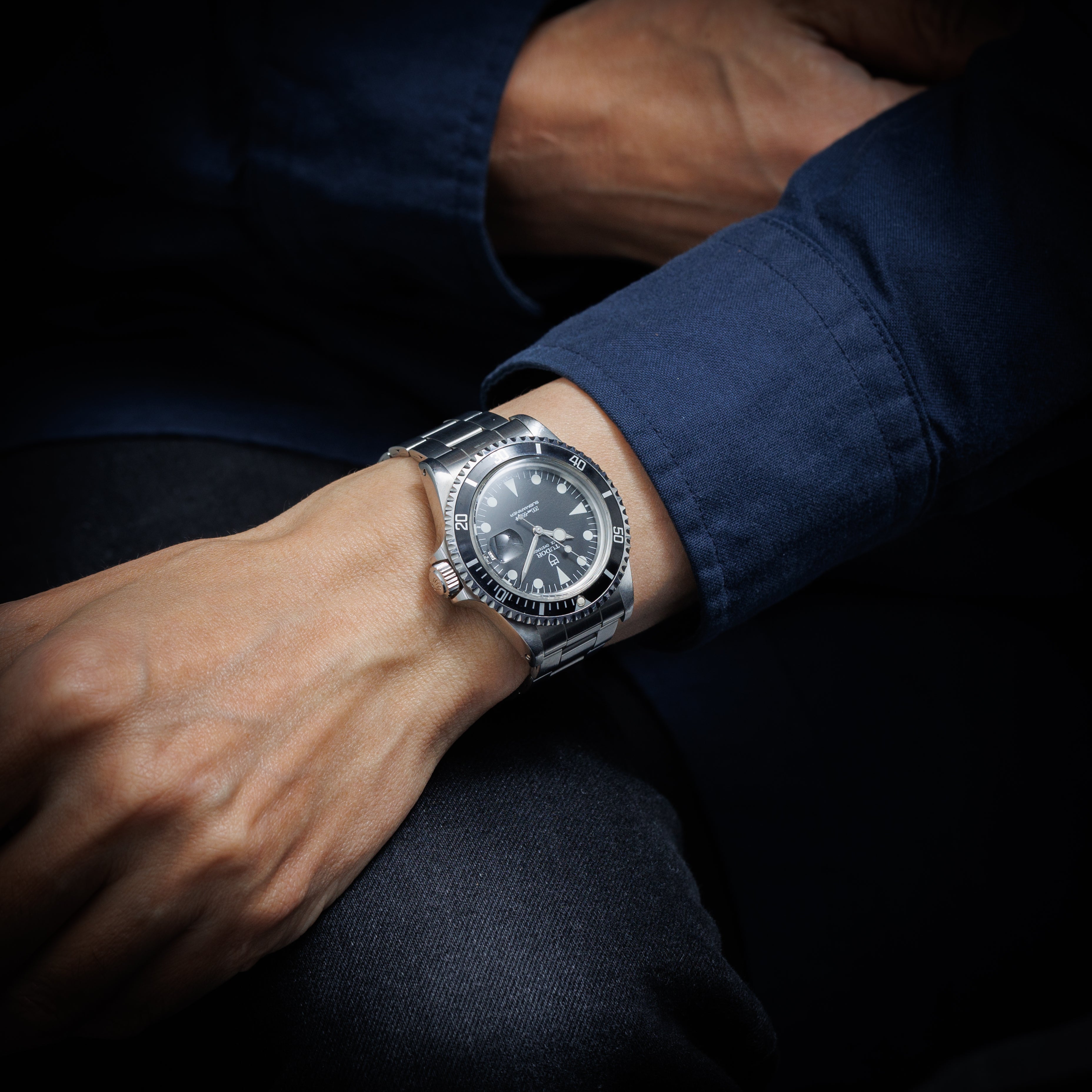 チューダー サブマリーナ 1987年製 Ref.76100 ロリポップ トリチウム夜光 純正ブレス