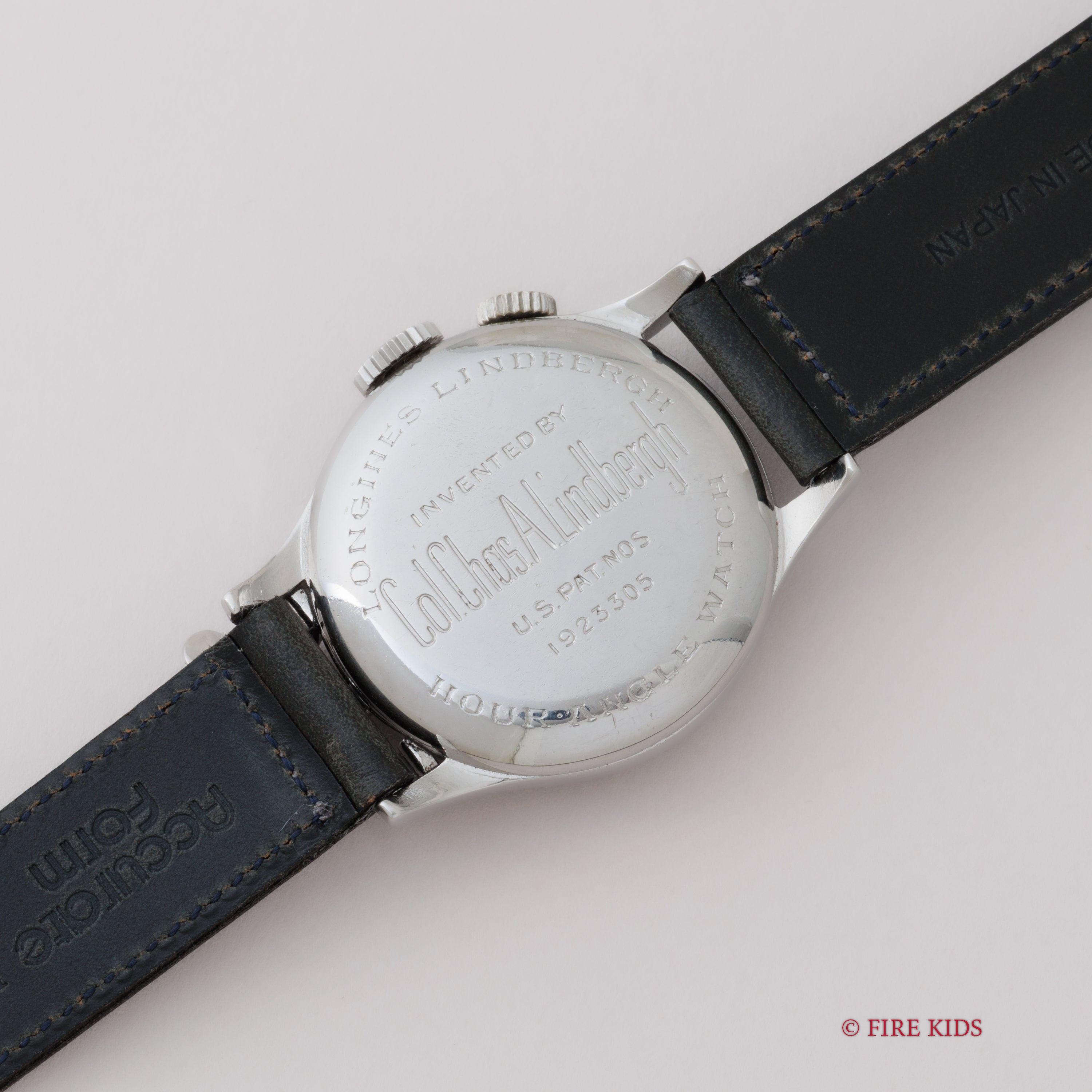 ロンジン リンドバーグ 1949年製 アワーアングルウォッチ レバー式ベゼルロック Cal.12L