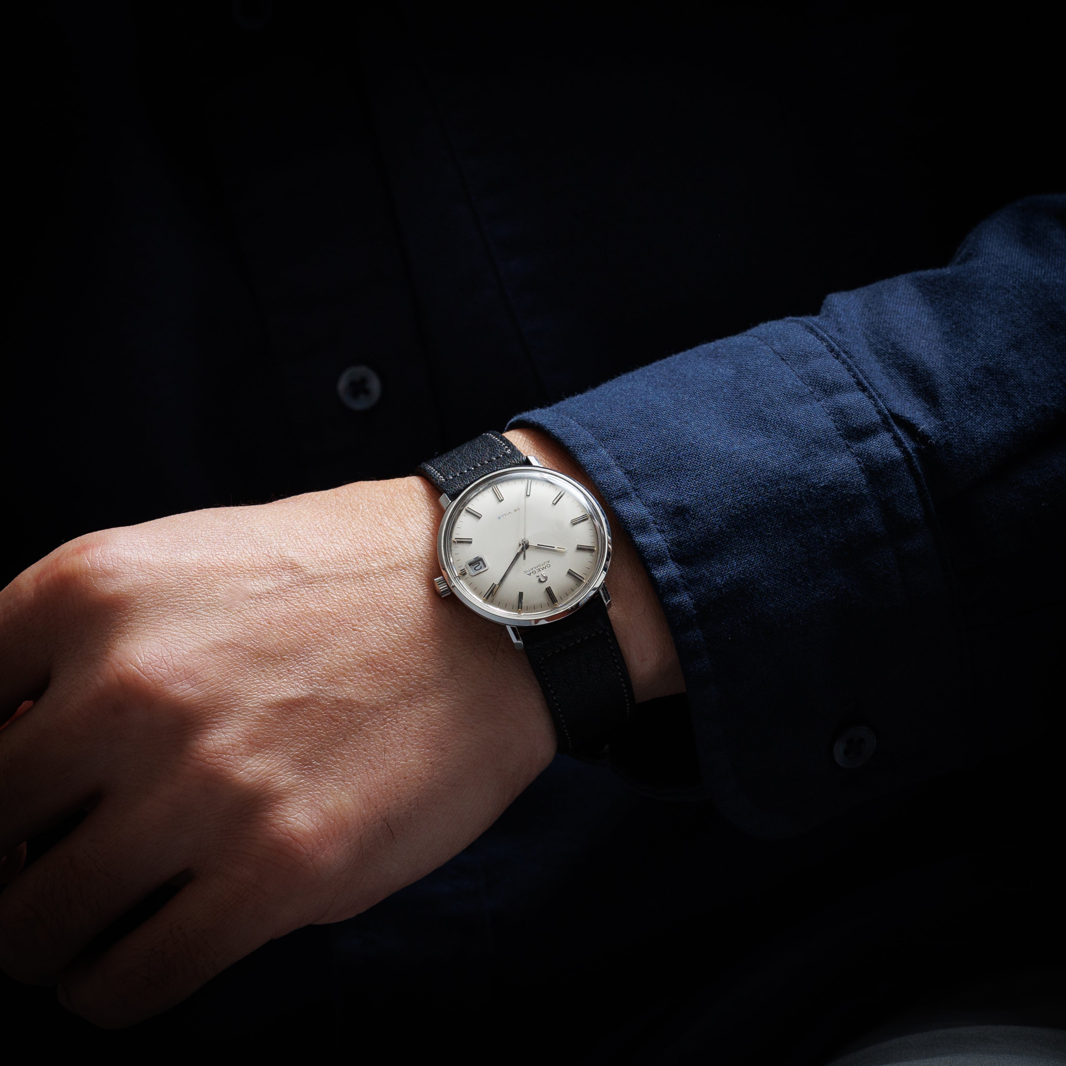 オメガ デ・ヴィル オートマチック 1970年代製 Ref.166033 シルバーダイヤル