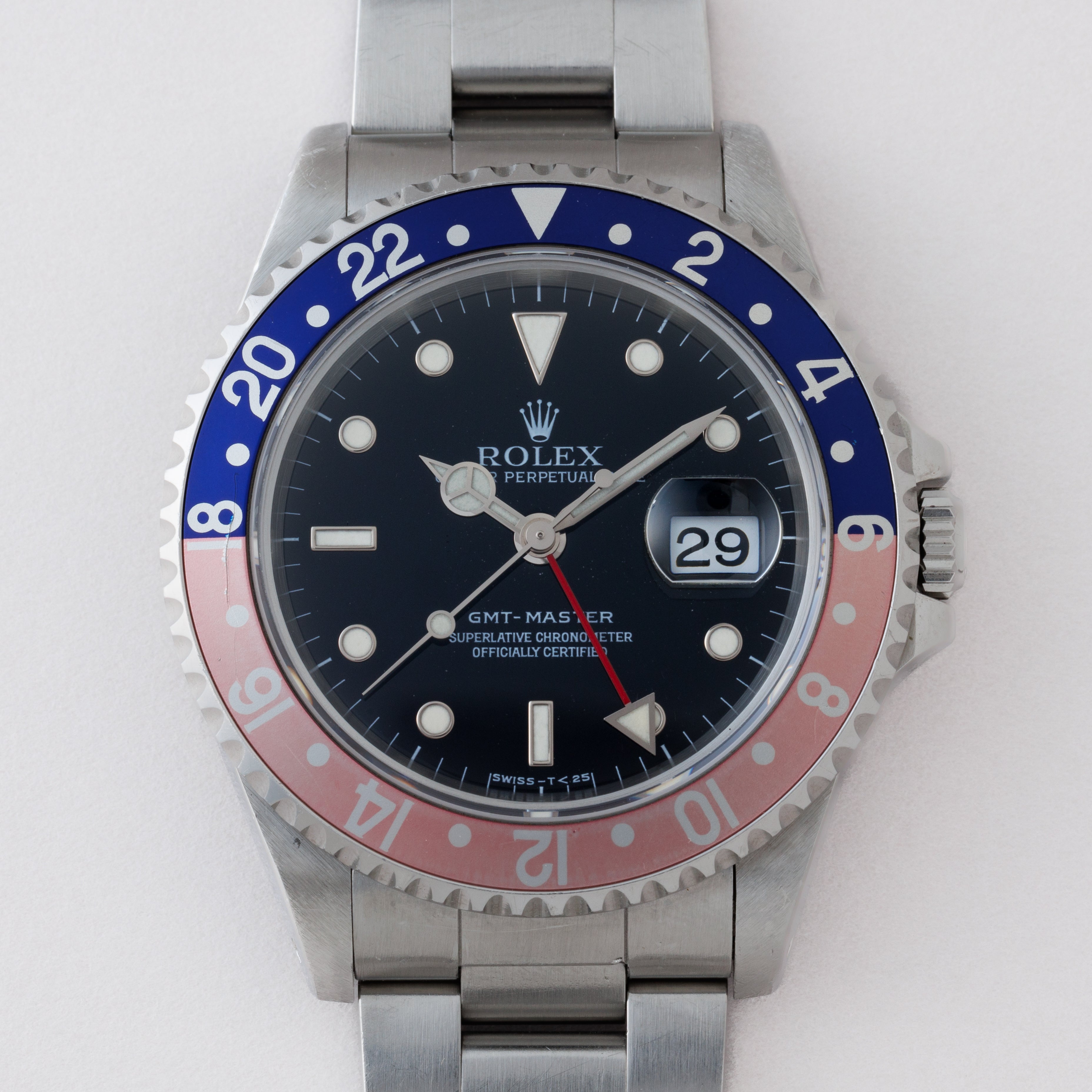 ロレックス GMTマスター 1997年~1998年製 Ref.16700 ペプシベゼル 箱、ギャラ付き