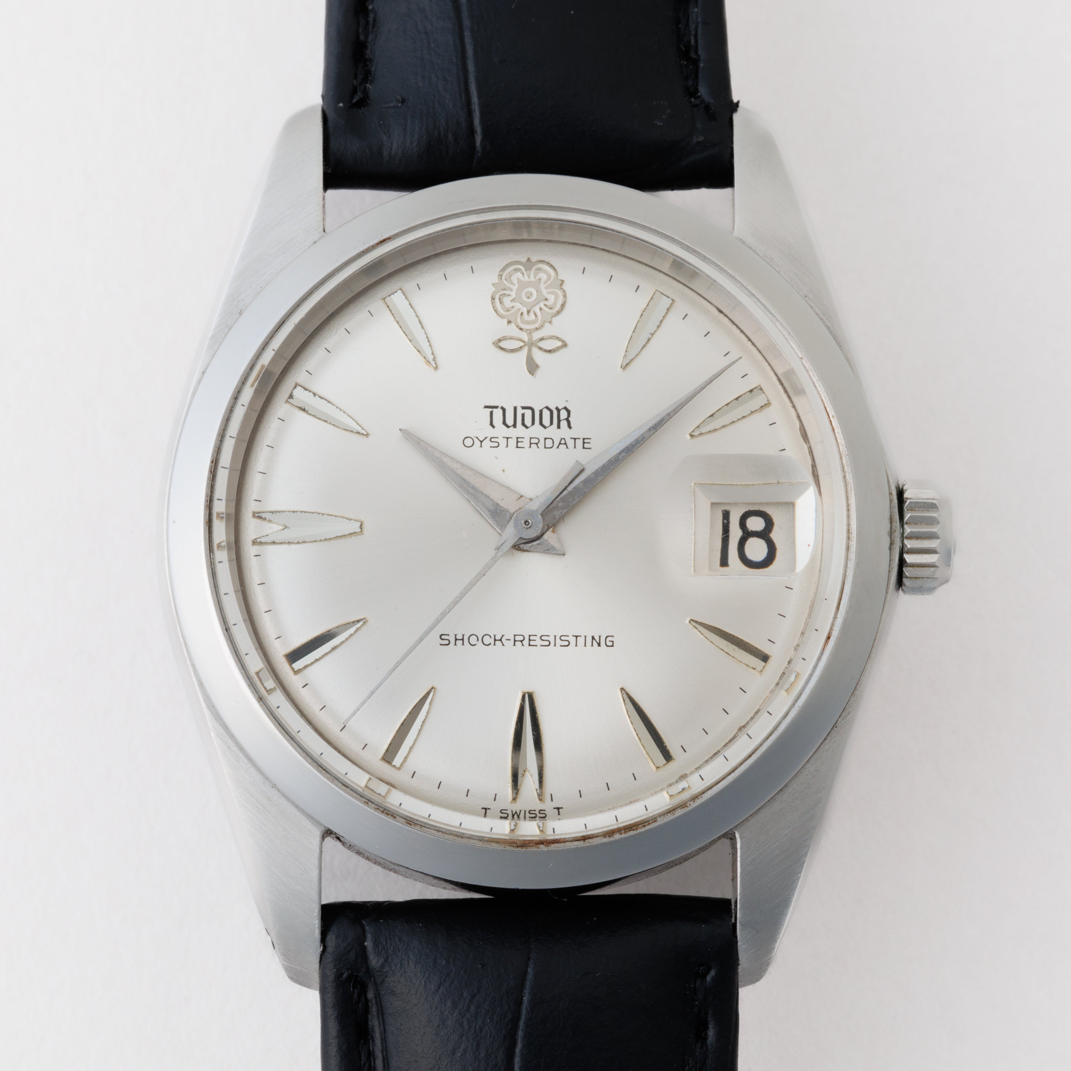 TUDOR デカバラ オイスターデイト Ref.7962 1965年製 オリジナルシルバーダイヤル 手巻き