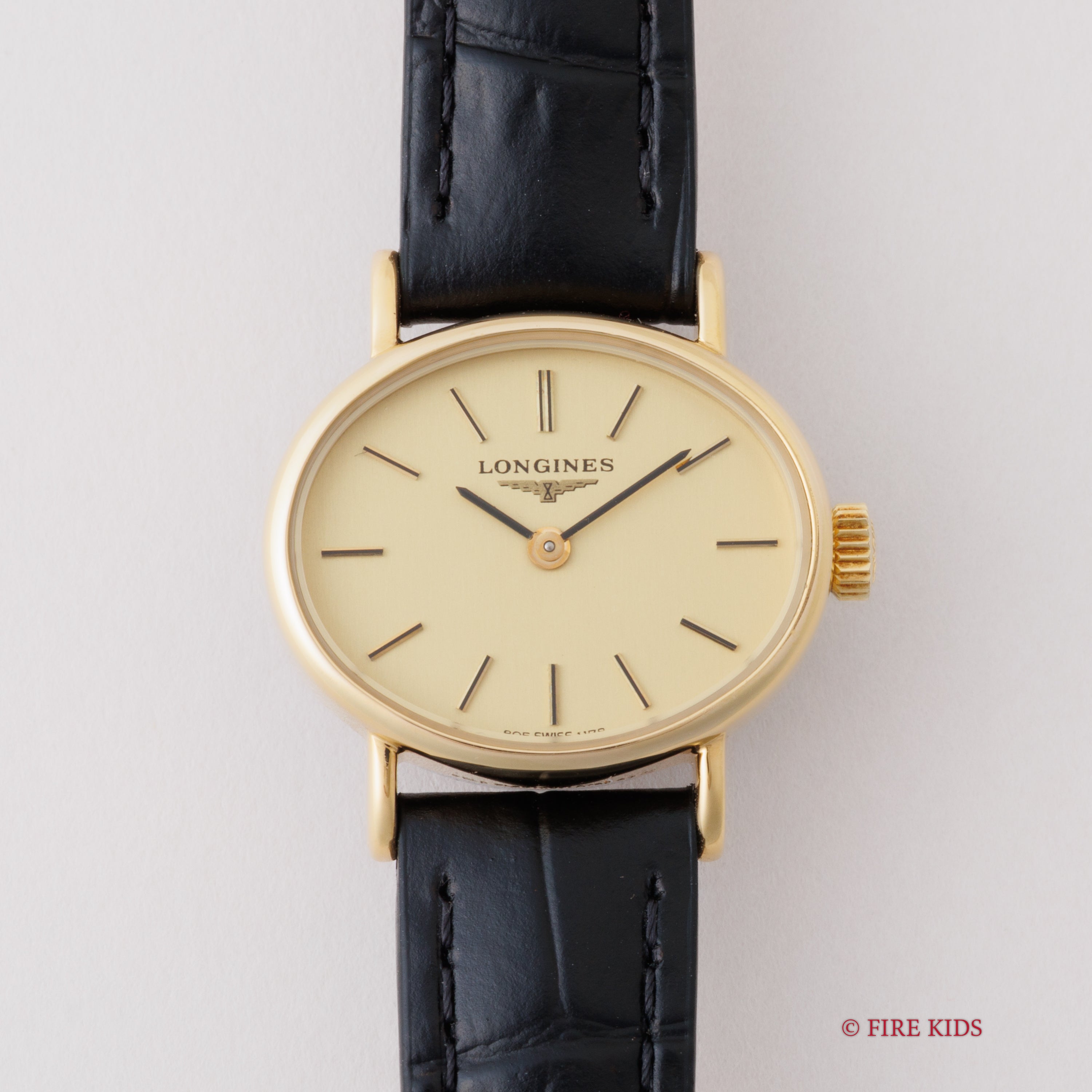 ロンジン レディース 1980年製 オーバルケース GP/ステンバック 手巻き