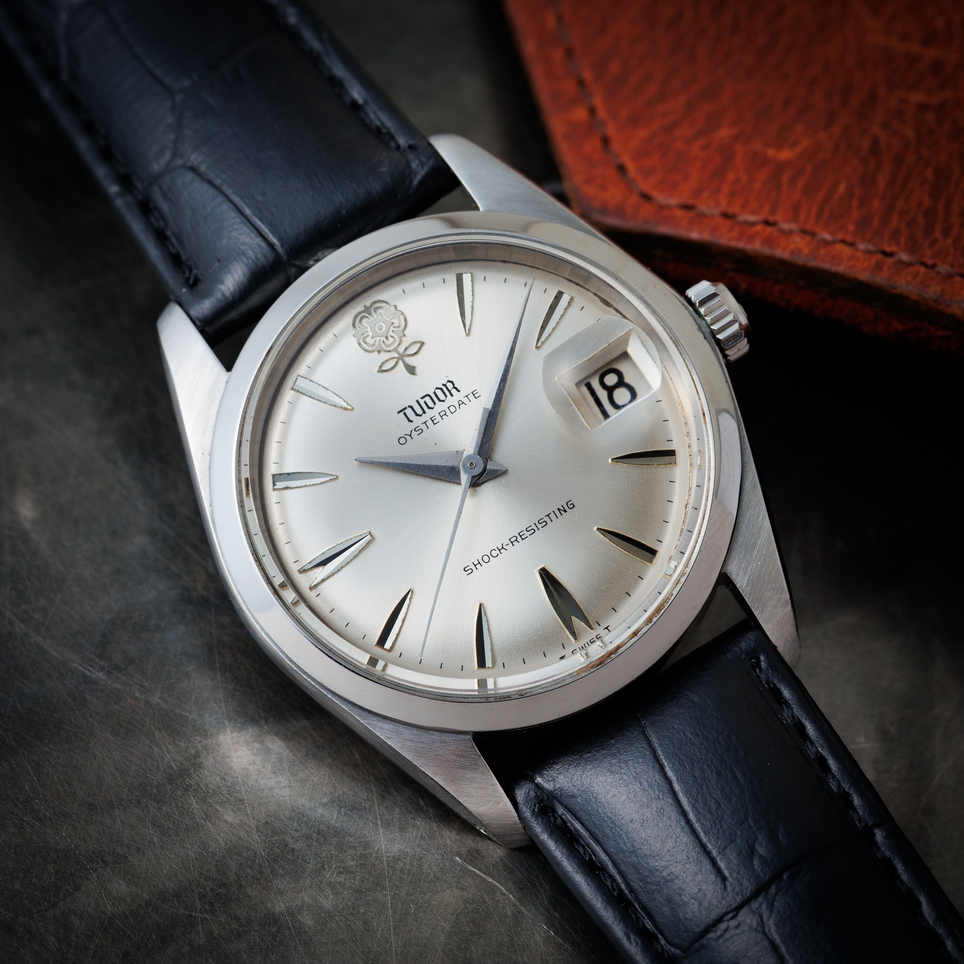 TUDOR デカバラ オイスターデイト Ref.7962 1965年製 オリジナルシルバーダイヤル 手巻き