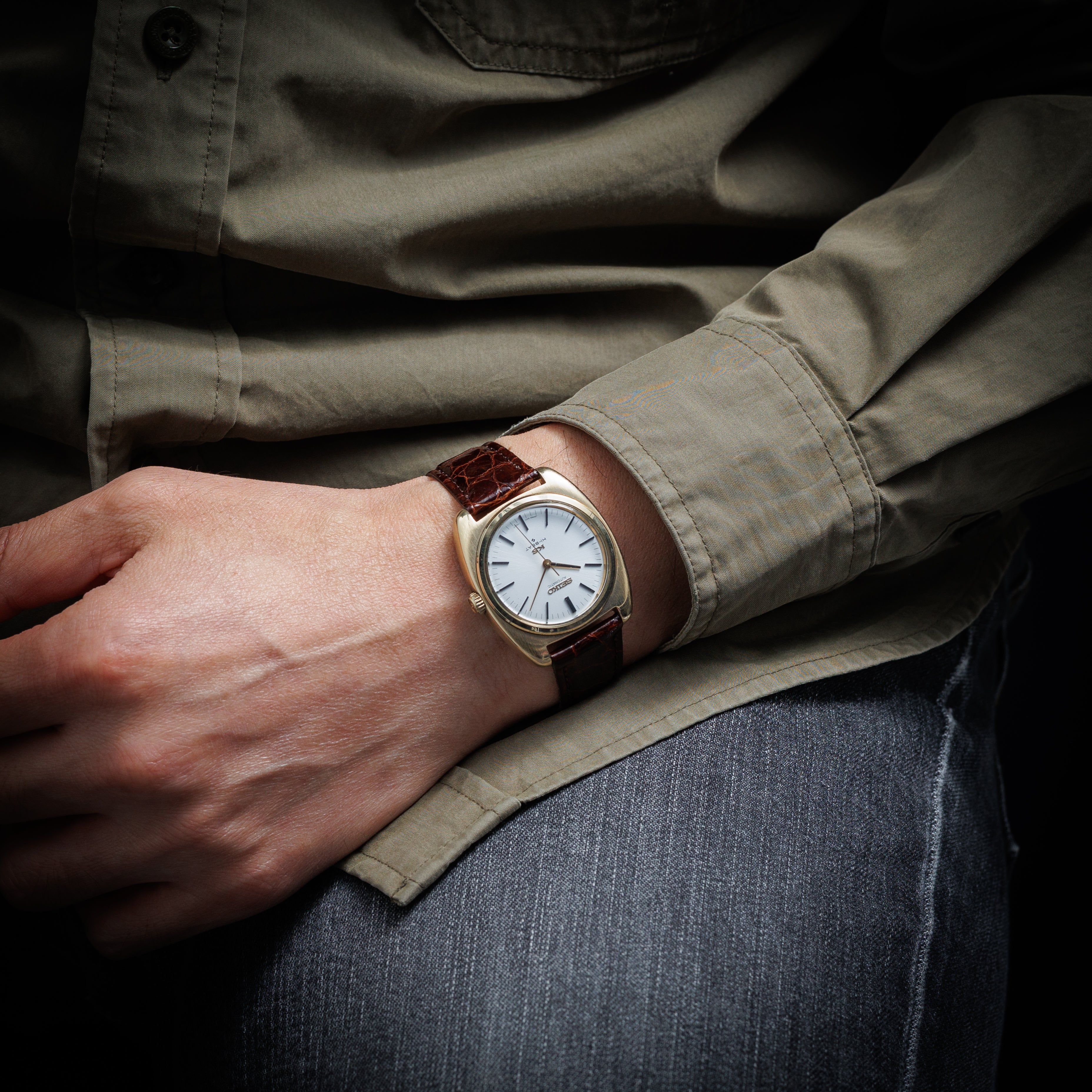 キングセイコー 56KS 1969年製 ハイビート 自動巻き クッションケース Ref.5621-7000