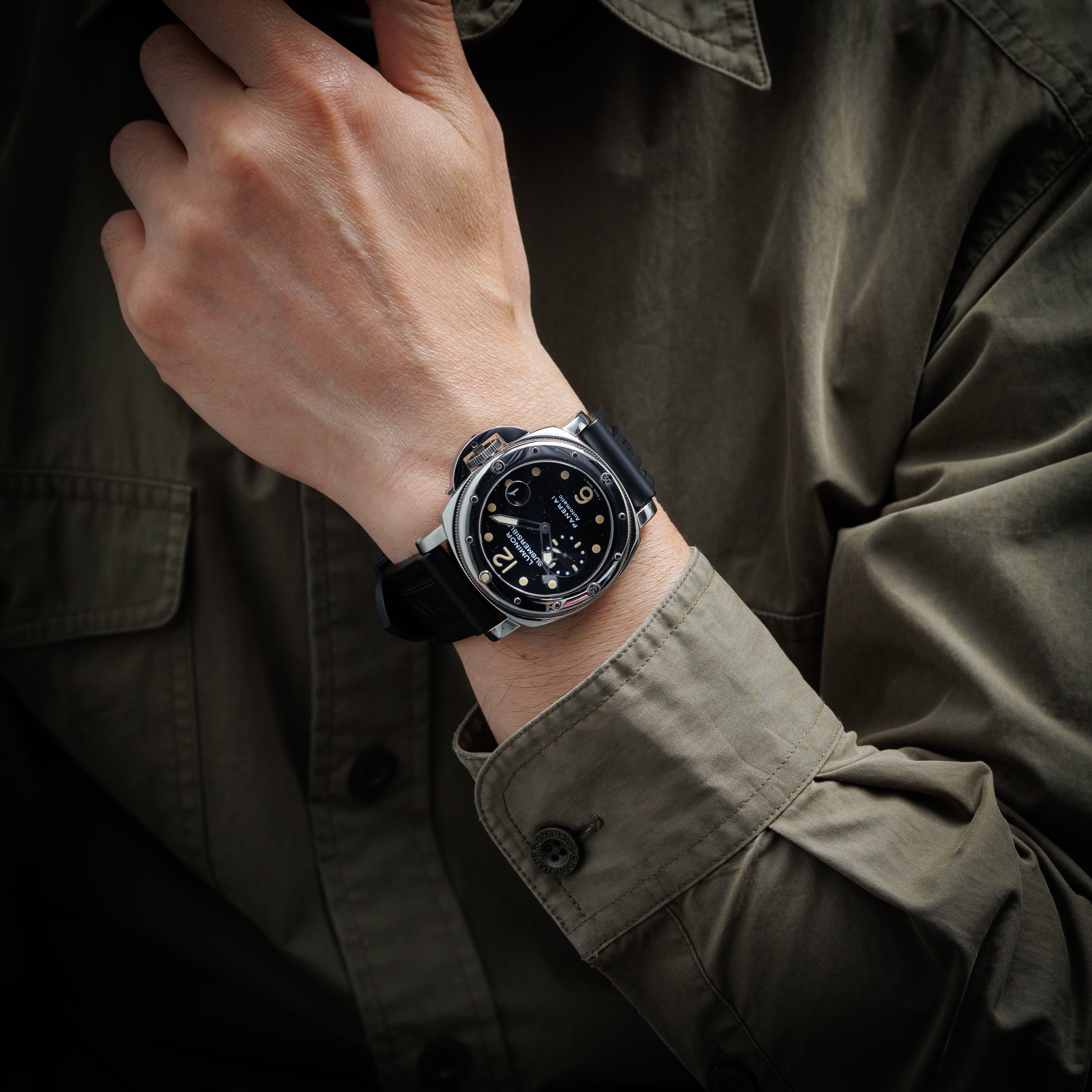 パネライ ルミノール サブマーシブル ピカサブ 2000年製 Ref.PAM00024/OP6527 箱、ギャラ、工具付き