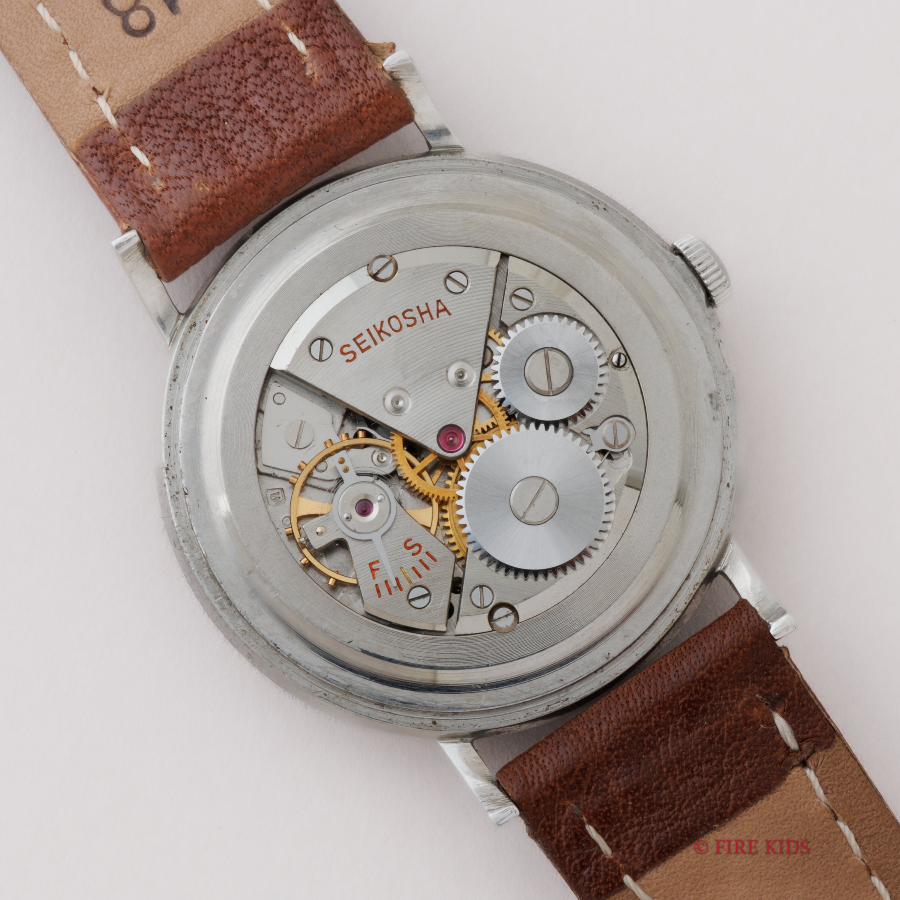 セイコー ユニーク ブラックダイヤル 1950年代製 Ref.J14001 手巻き ステンレスケース