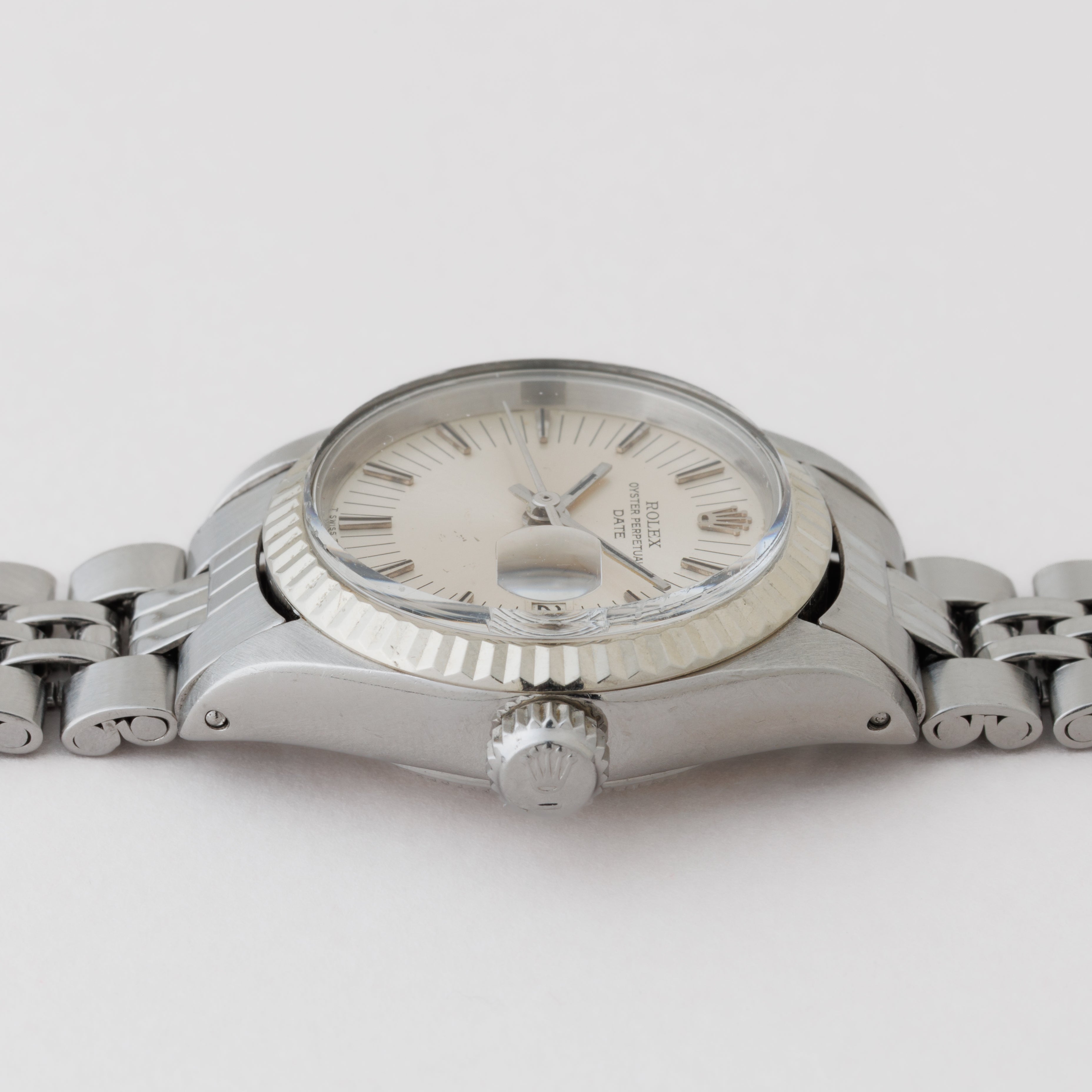 ロレックス レディース オイスターパーペチュアルデイト 1971年製 Ref.6917 ラジアルダイヤル