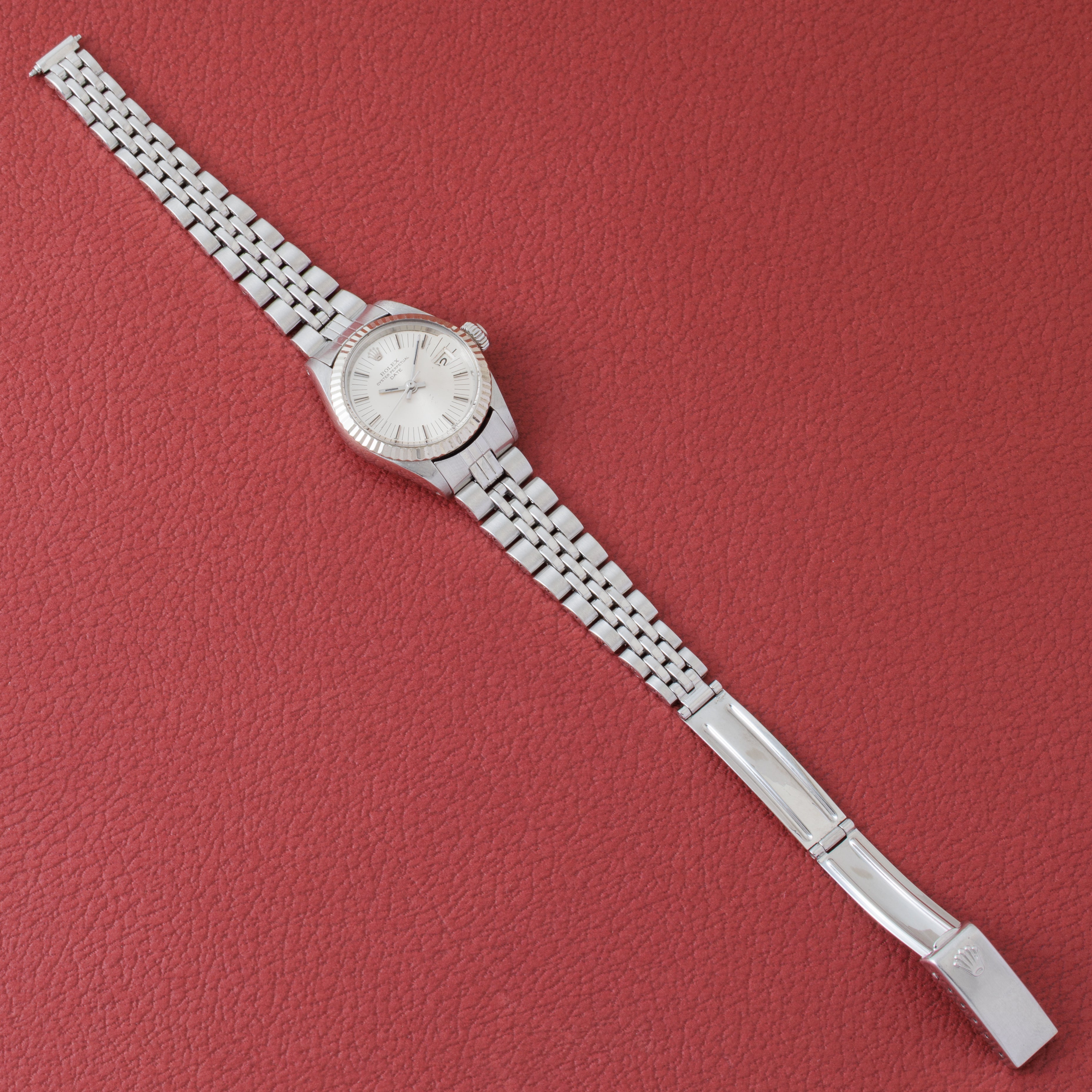 ロレックス レディース オイスターパーペチュアルデイト 1971年製 Ref.6917 ラジアルダイヤル