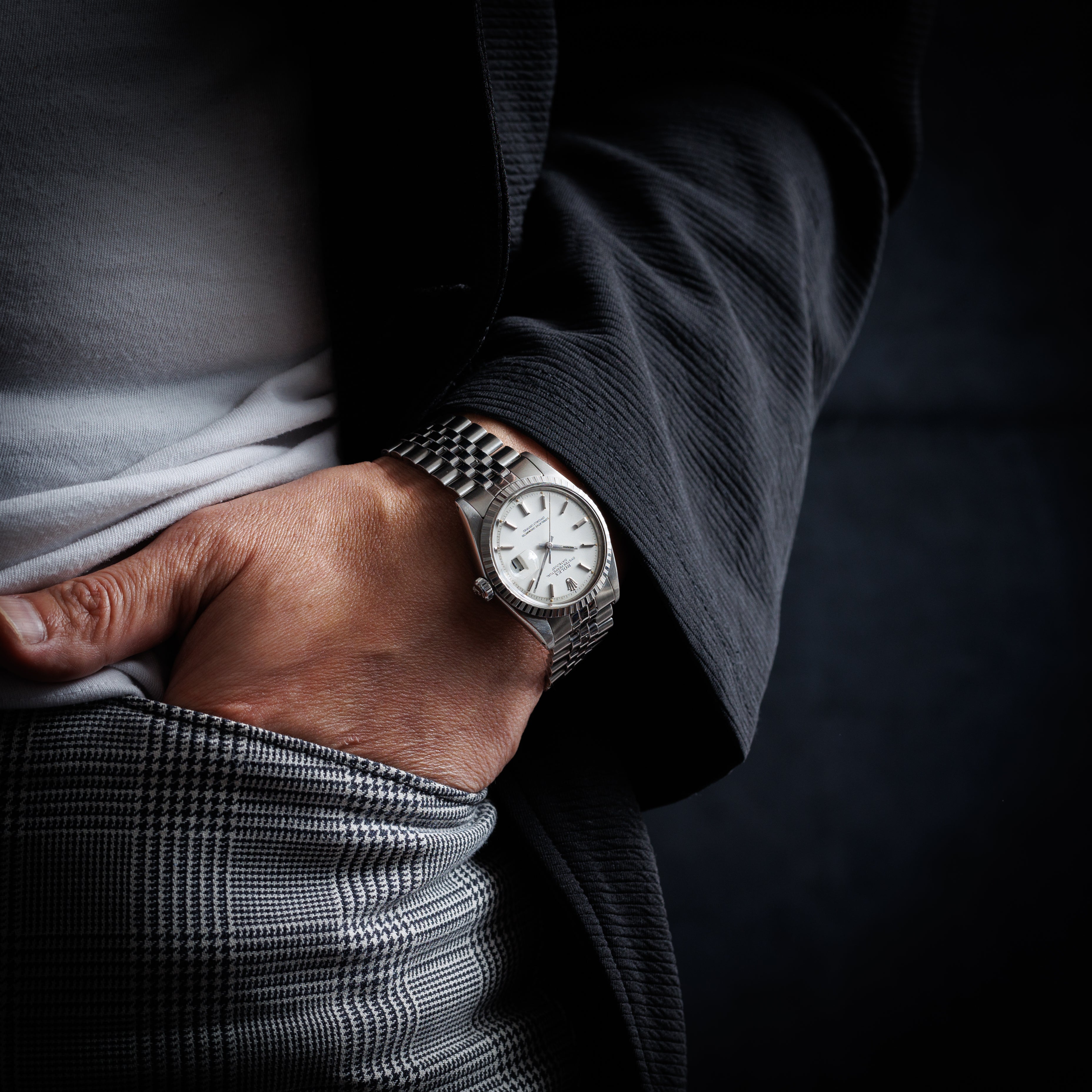 ロレックス デイトジャスト 1972年製 Ref.1603 ホワイトダイヤル ギャラ付き