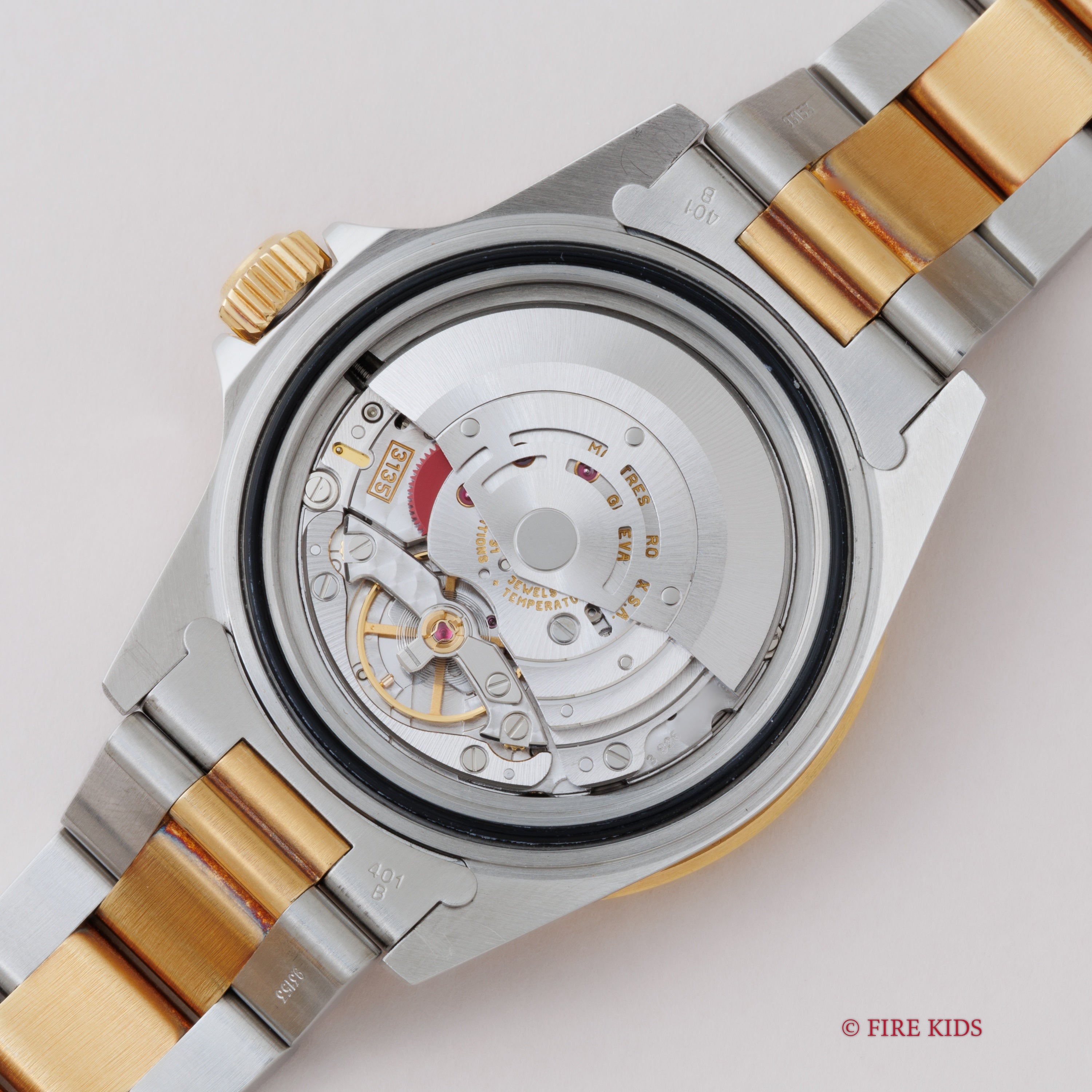 ロレックス サブマリーナー 1998~99年製 コンビ Ref.16613SG グレーダイヤル8Pダイヤ 3Pサファイア