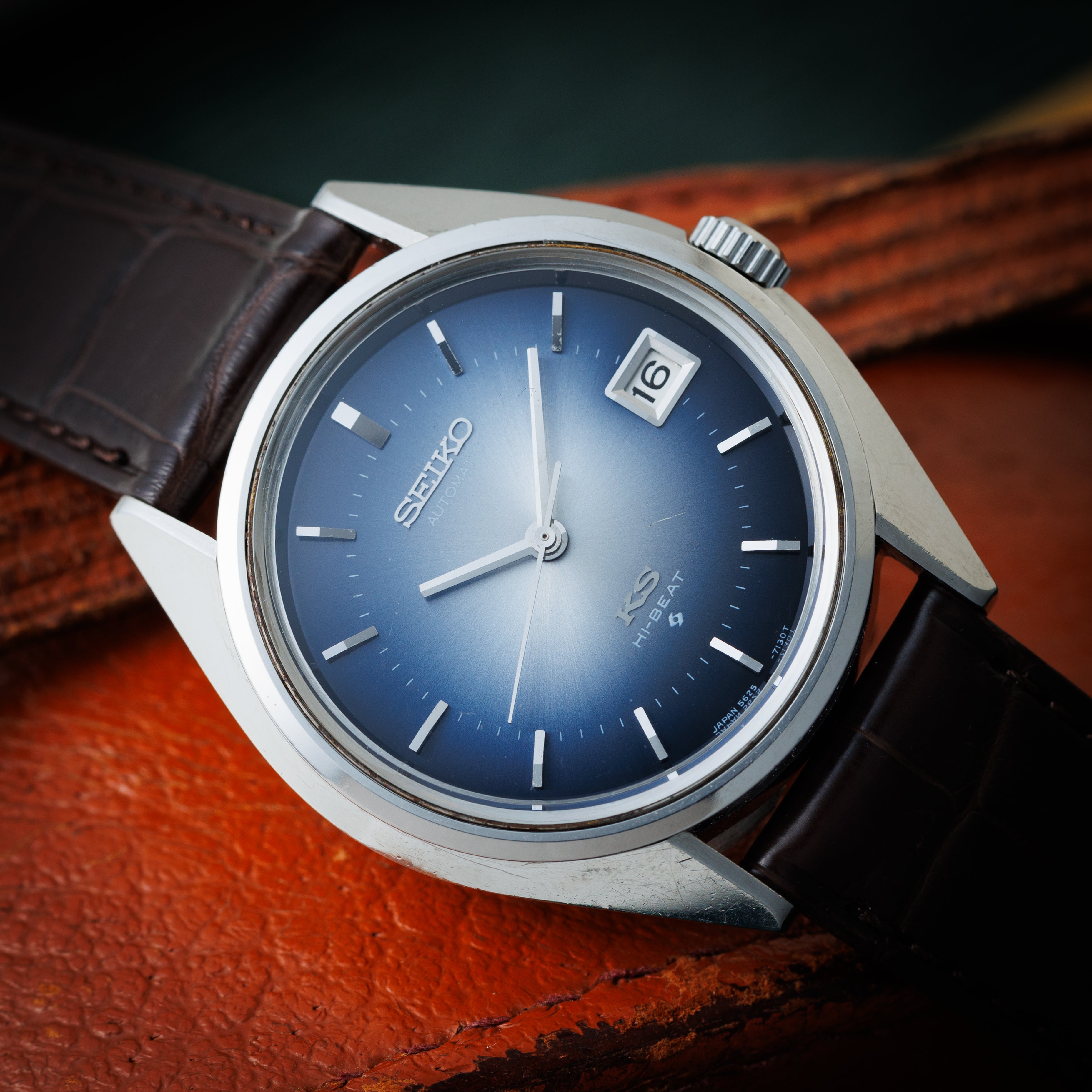 SEIKO　セイコー　キングセイコー　青文字盤　KS　ハイビート　自動巻き SEIKO セイコー キングセイコー 青文字盤 KS ハイビート 自動巻き