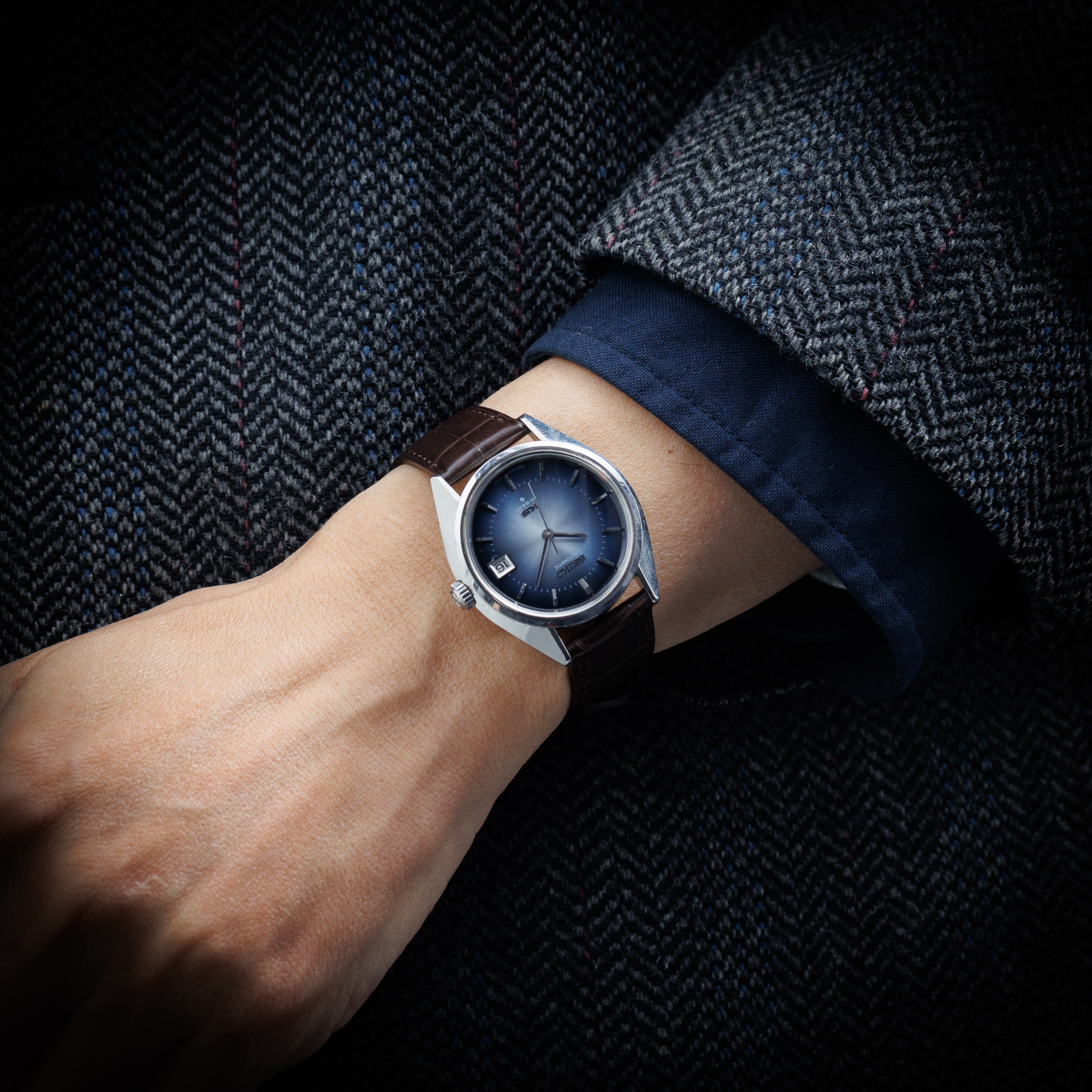 キングセイコー 1972年製 Ref.5625-7111 56KS ブルーグラデーションダイヤル ハイビート自動巻き