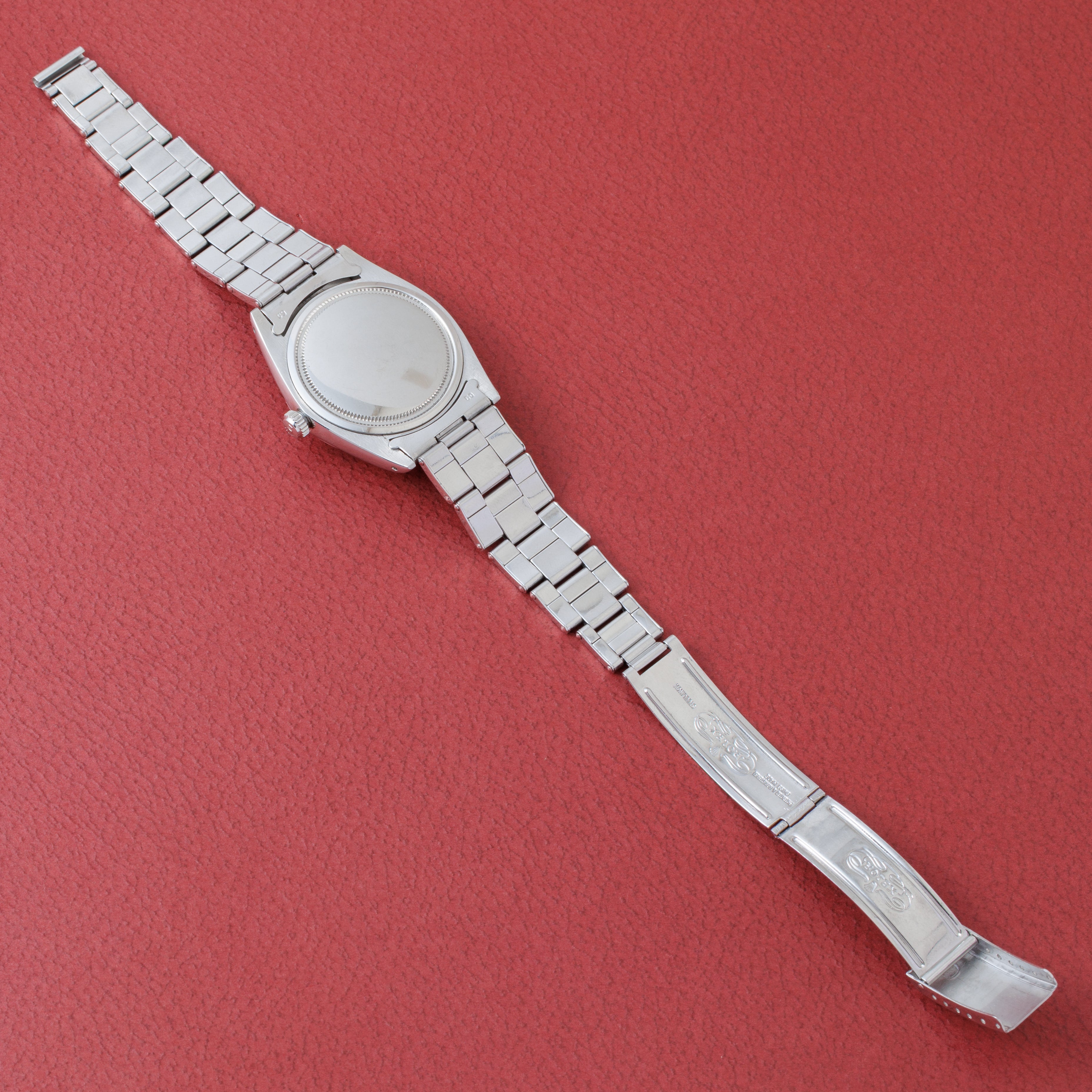 ロレックス オイスターデイト 1964年製 Ref.6694 アルファハンド 手巻き 純正リベットブレス