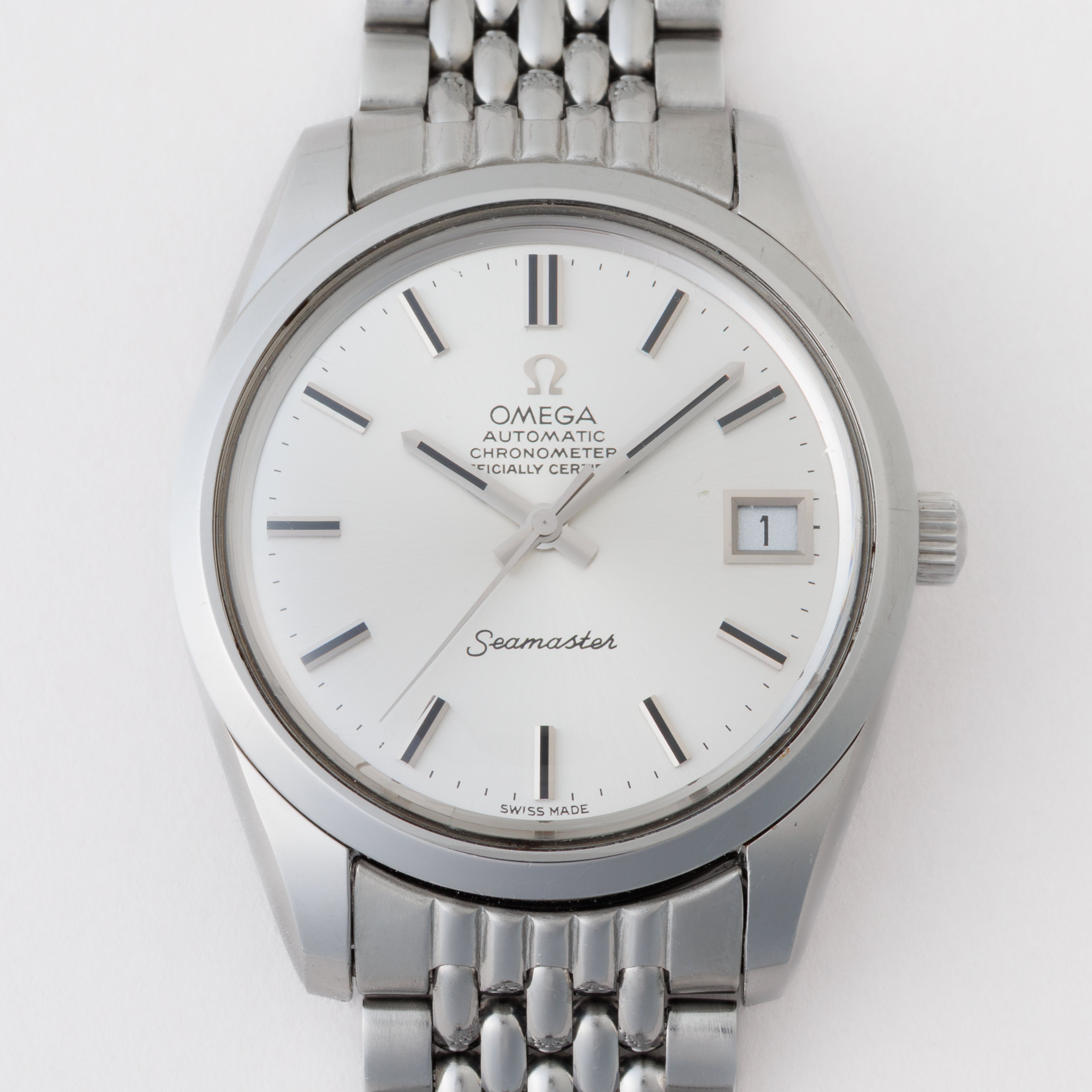 オメガ シーマスター クロノメーター 1973年製 Ref.168.0061 自動巻 純正ステンレスブレス