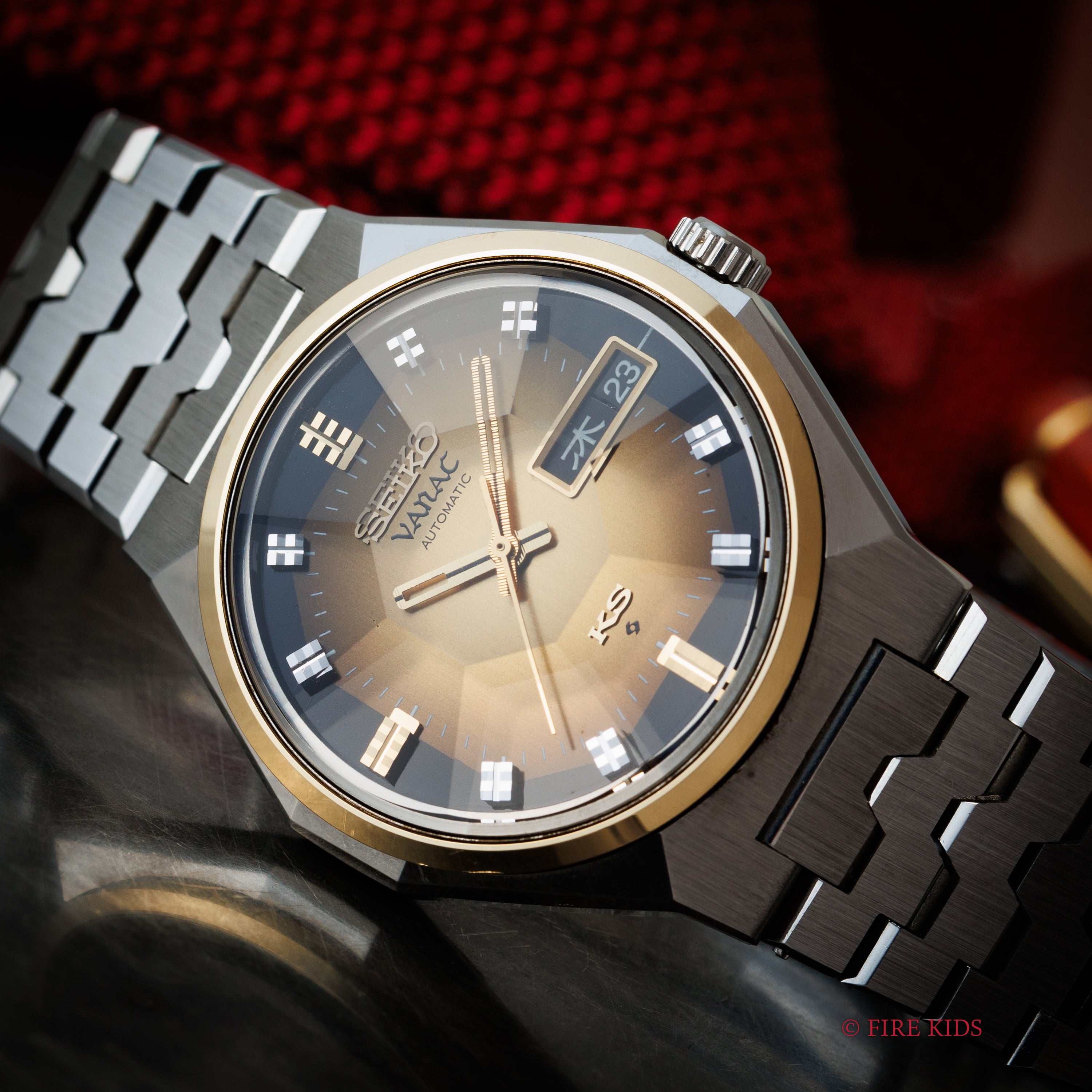 キングセイコー バナック 1973年製 Ref.5626-7180 ブラウンダイヤル ハイビート自動巻