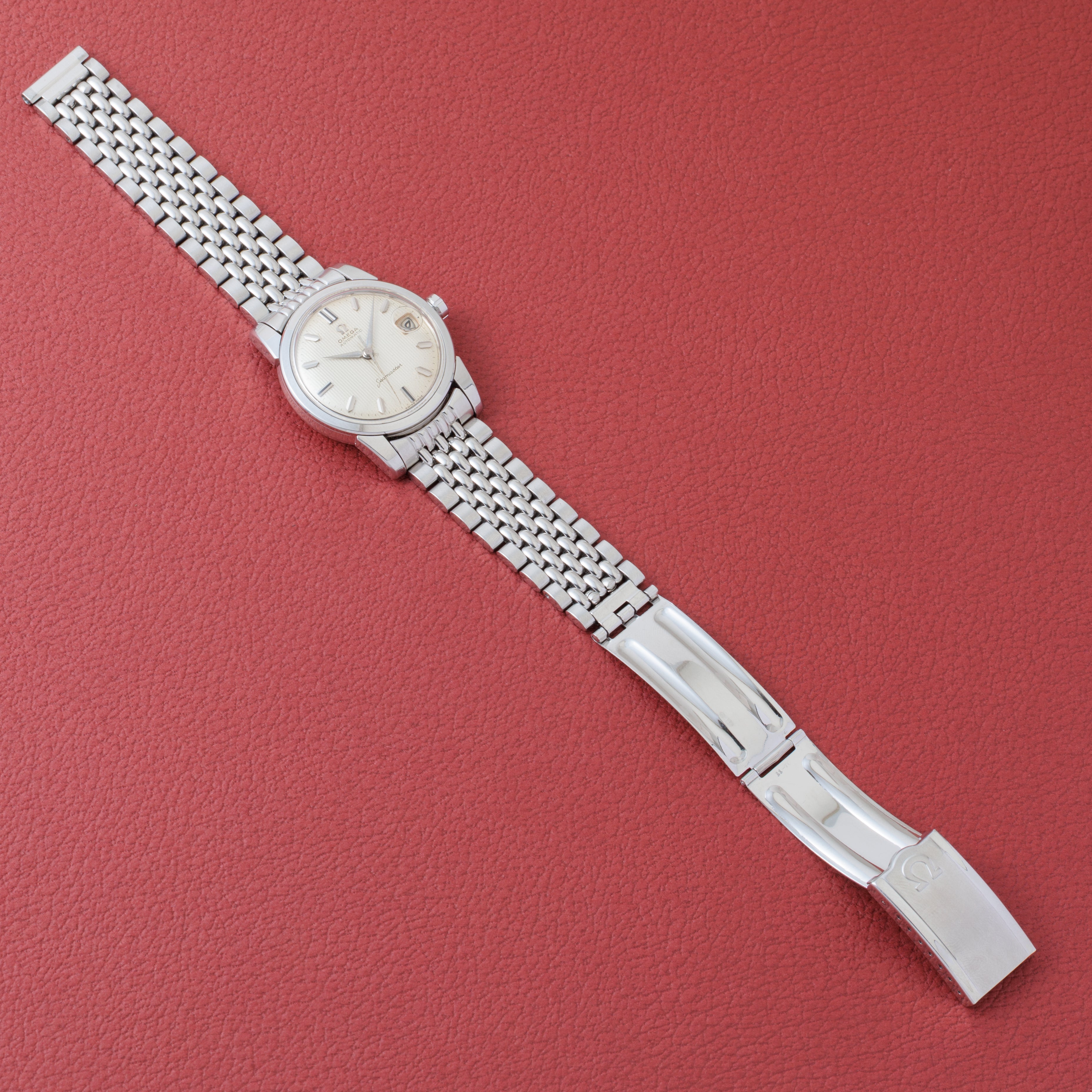 オメガ シーマスター 1958年製 Ref.2849 14SC タペストリーダイヤル Cal.503 自動巻