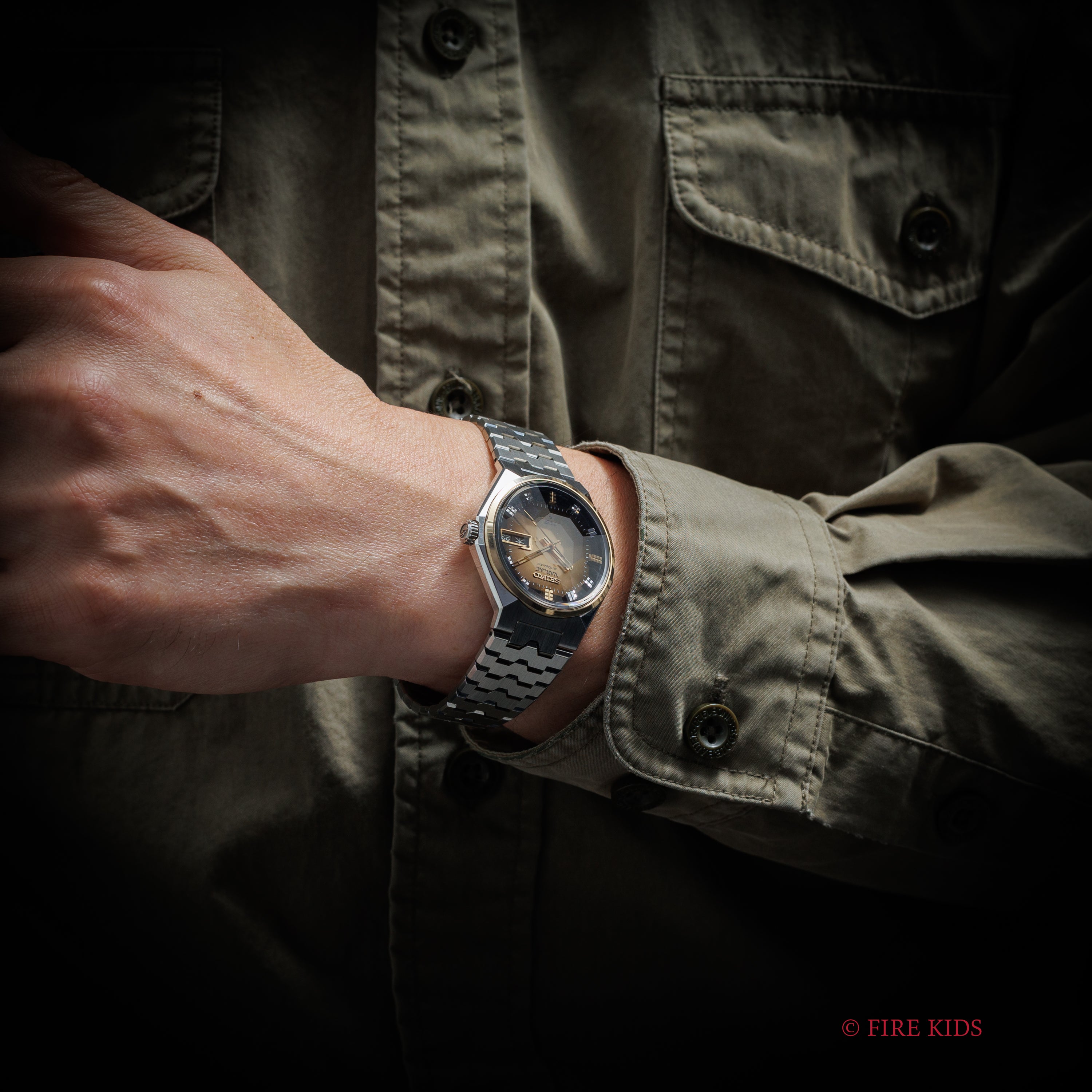 キングセイコー バナック 1973年製 Ref.5626-7180 ブラウンダイヤル ハイビート自動巻