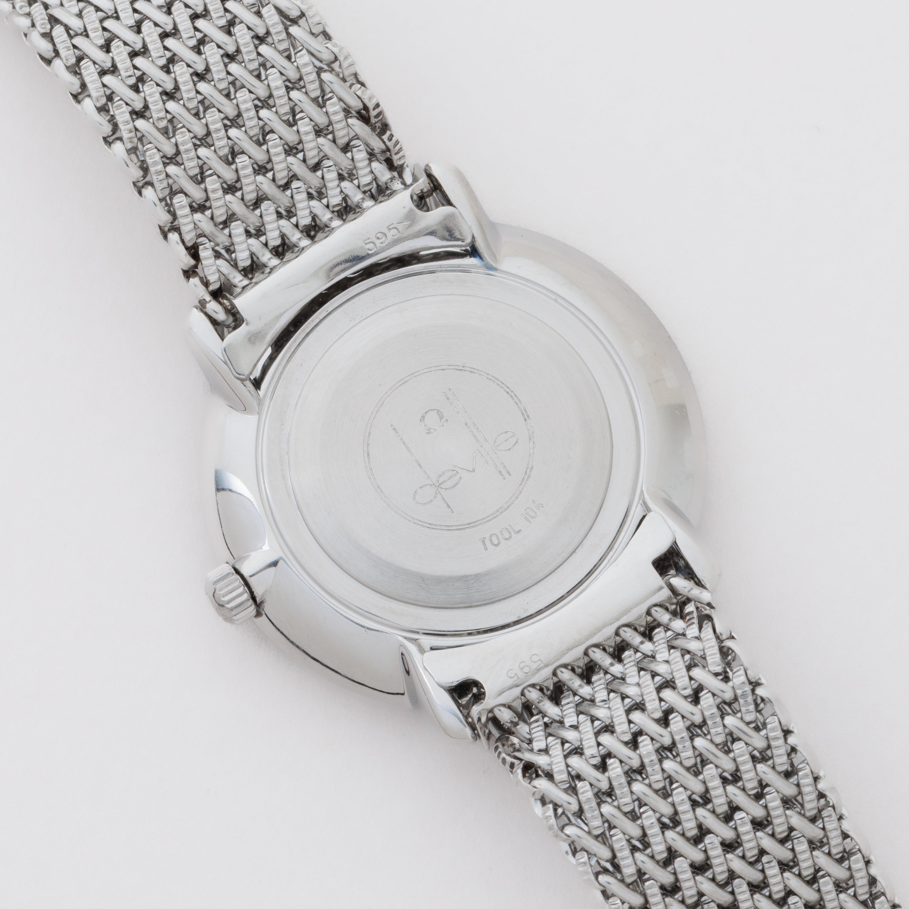 オメガ デ・ヴィル 1971年製 ブルーダイヤル 純正ブレス付き 薄型手巻き