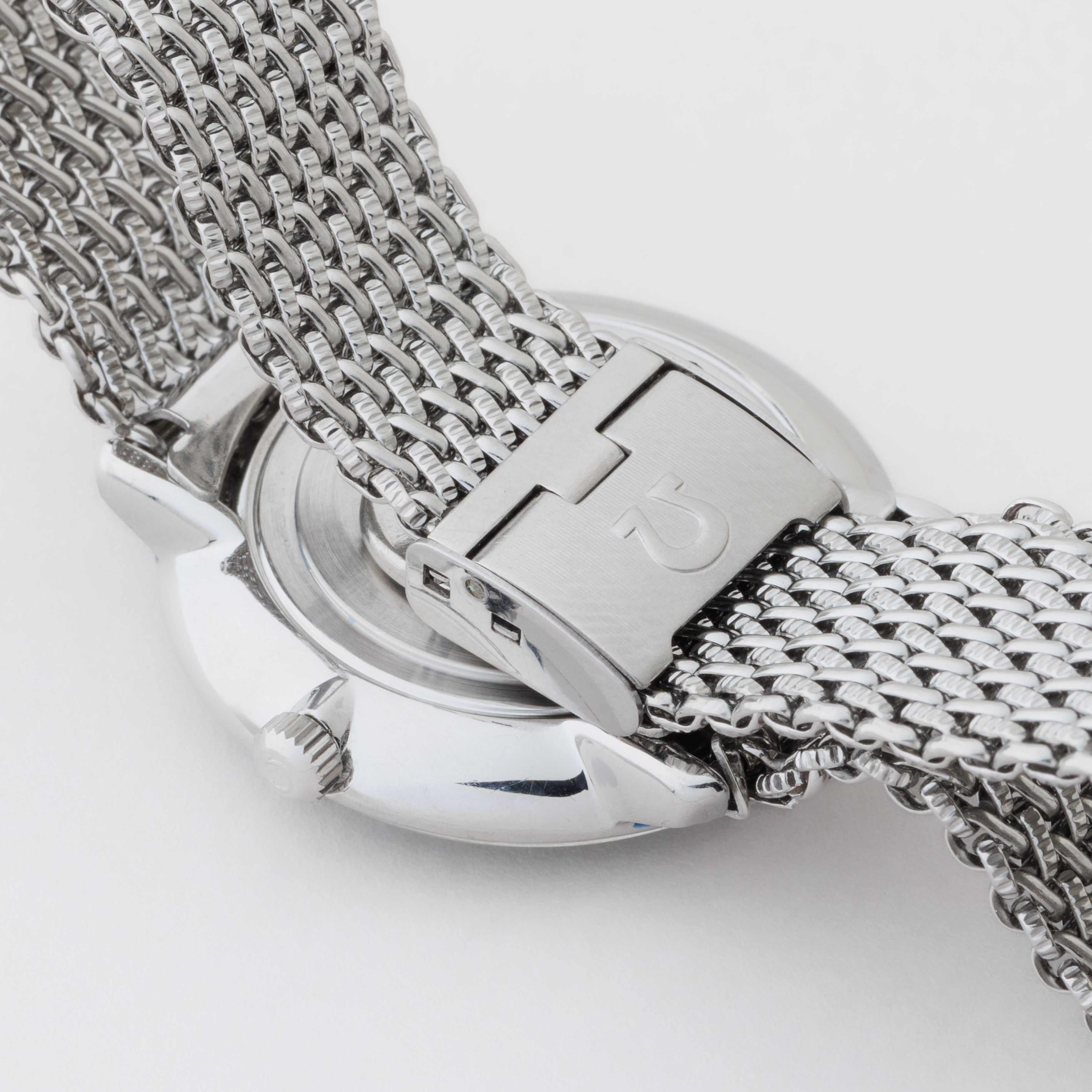 オメガ デ・ヴィル 1971年製 ブルーダイヤル 純正ブレス付き 薄型手巻き