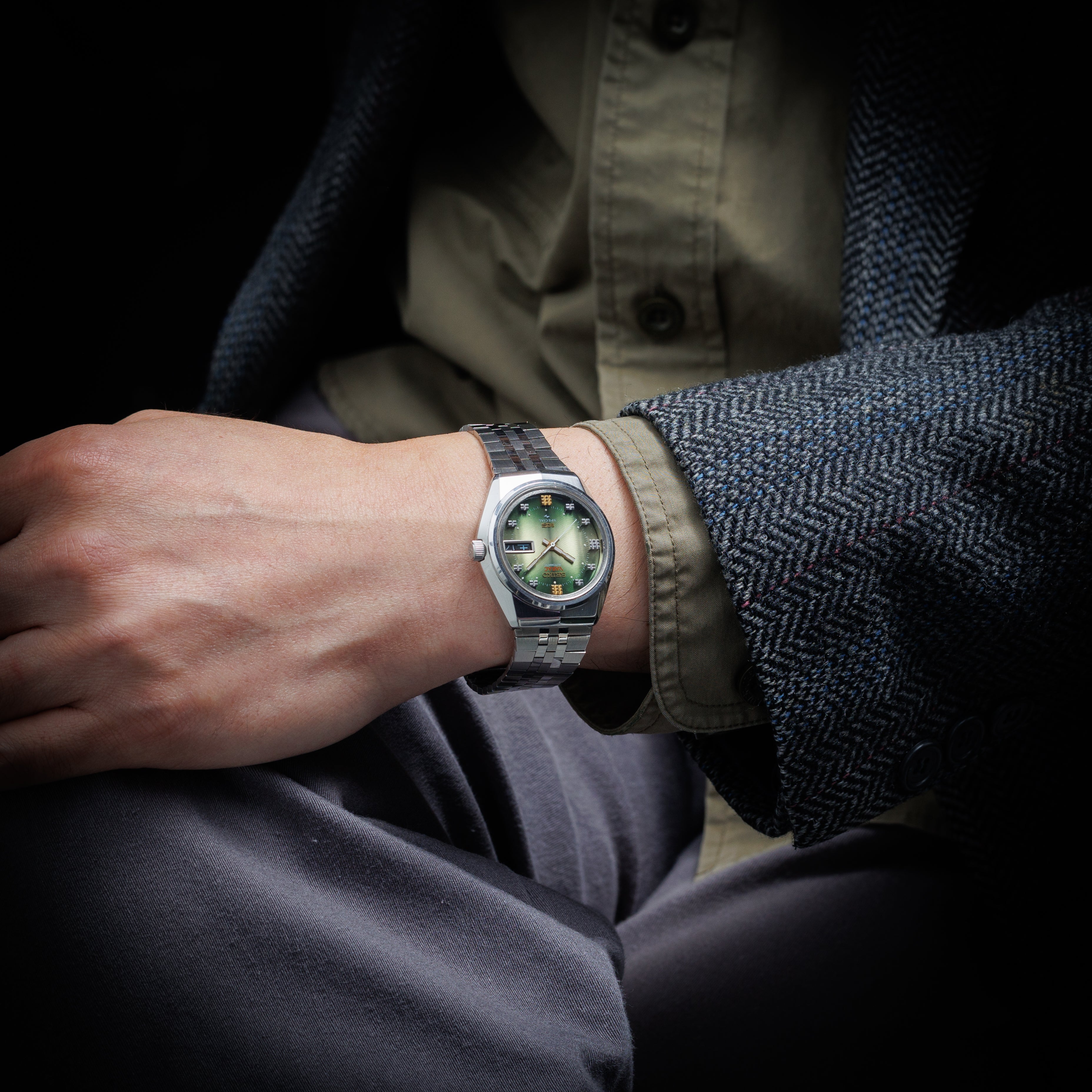 セイコー キングセイコー スペシャル バナック 1973年製 Ref.5256-6000 グリーンダイヤル 九州電工