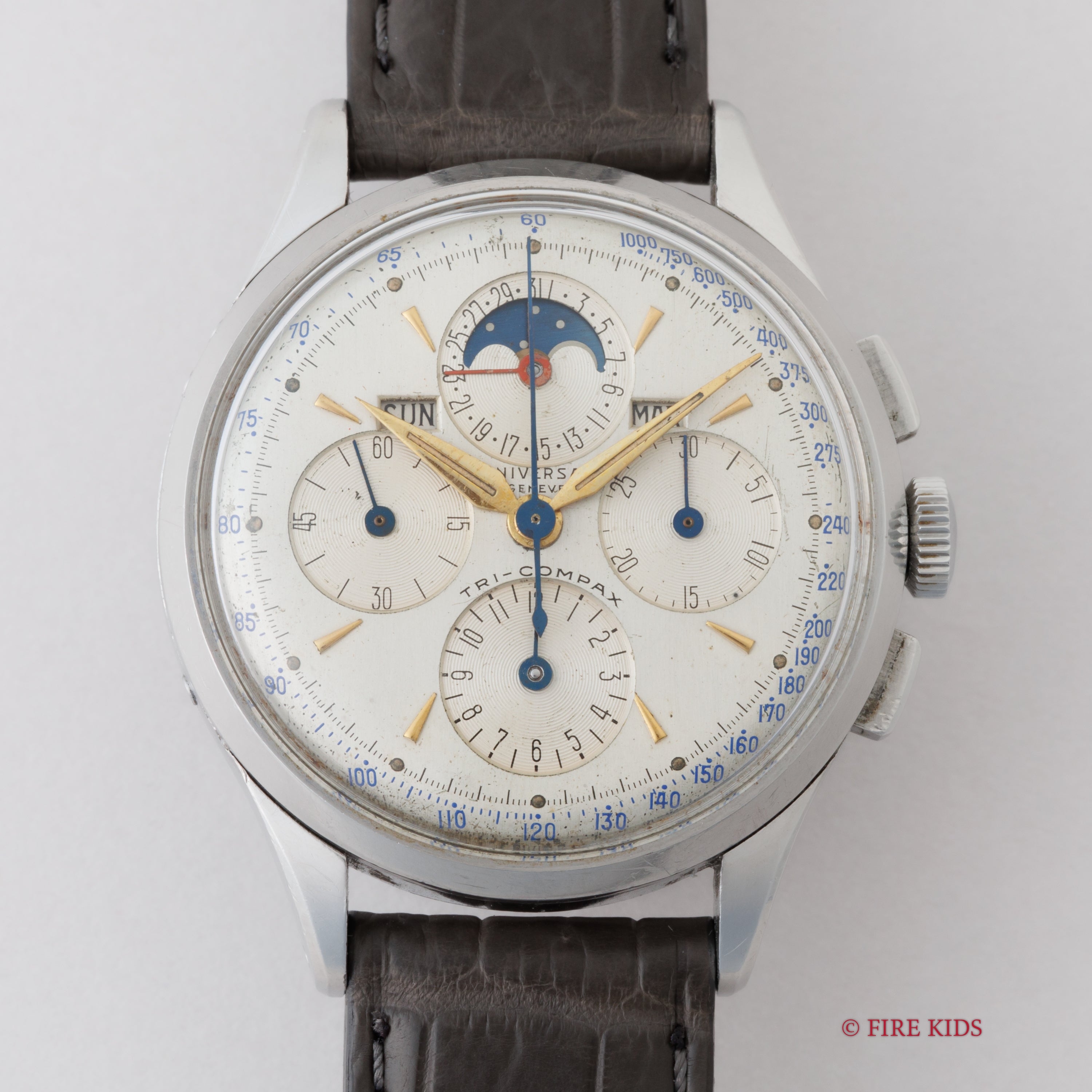 ユニバーサル・ジュネーブ トリコンパックス 1950年代製 Ref.22279 2 Cal.481トリプルカレンダームーンフェイズクロノグラフ