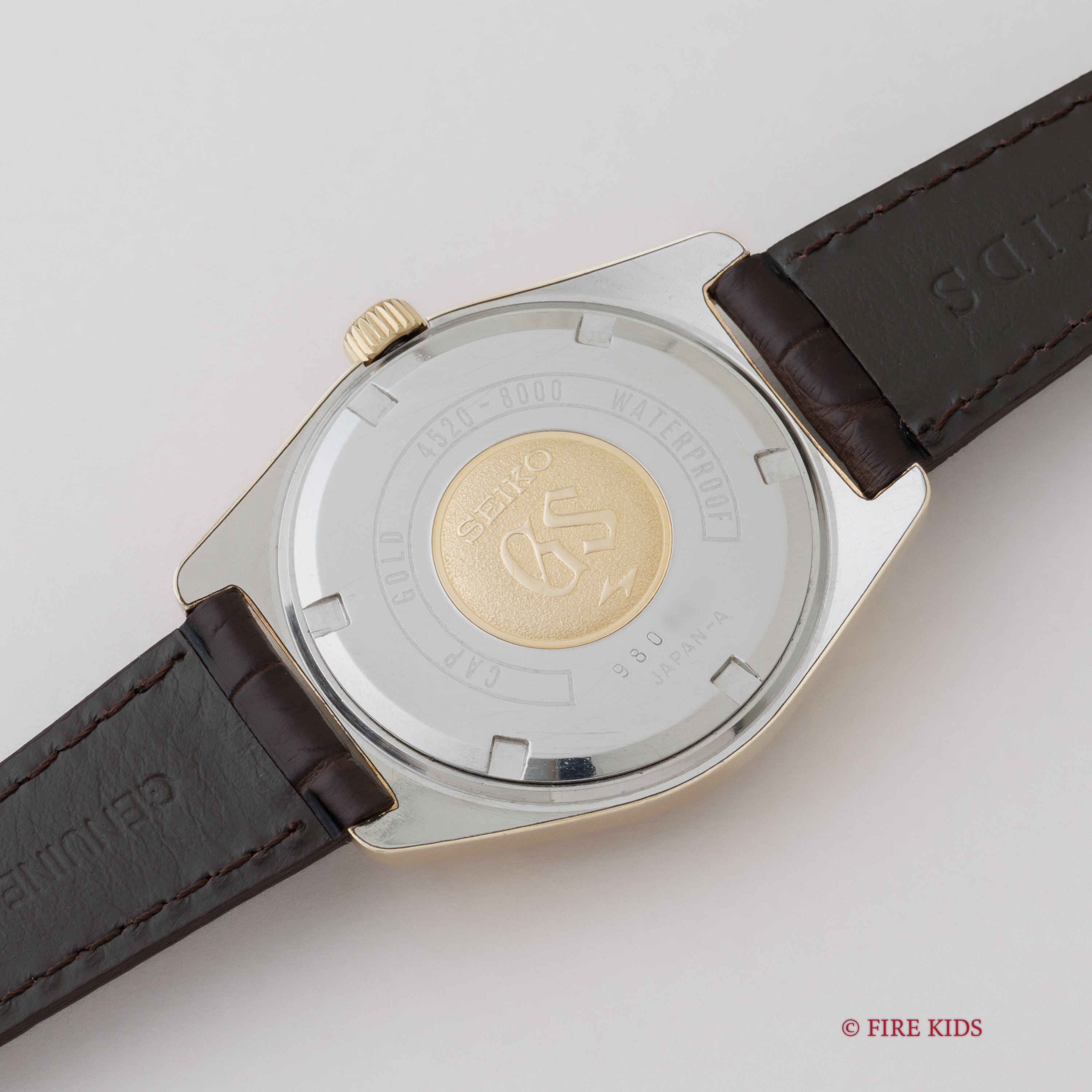 グランドセイコー 1969年製 手巻10振動 Ref.4520-8000 キャップゴールド 45GS パティーナダイヤル