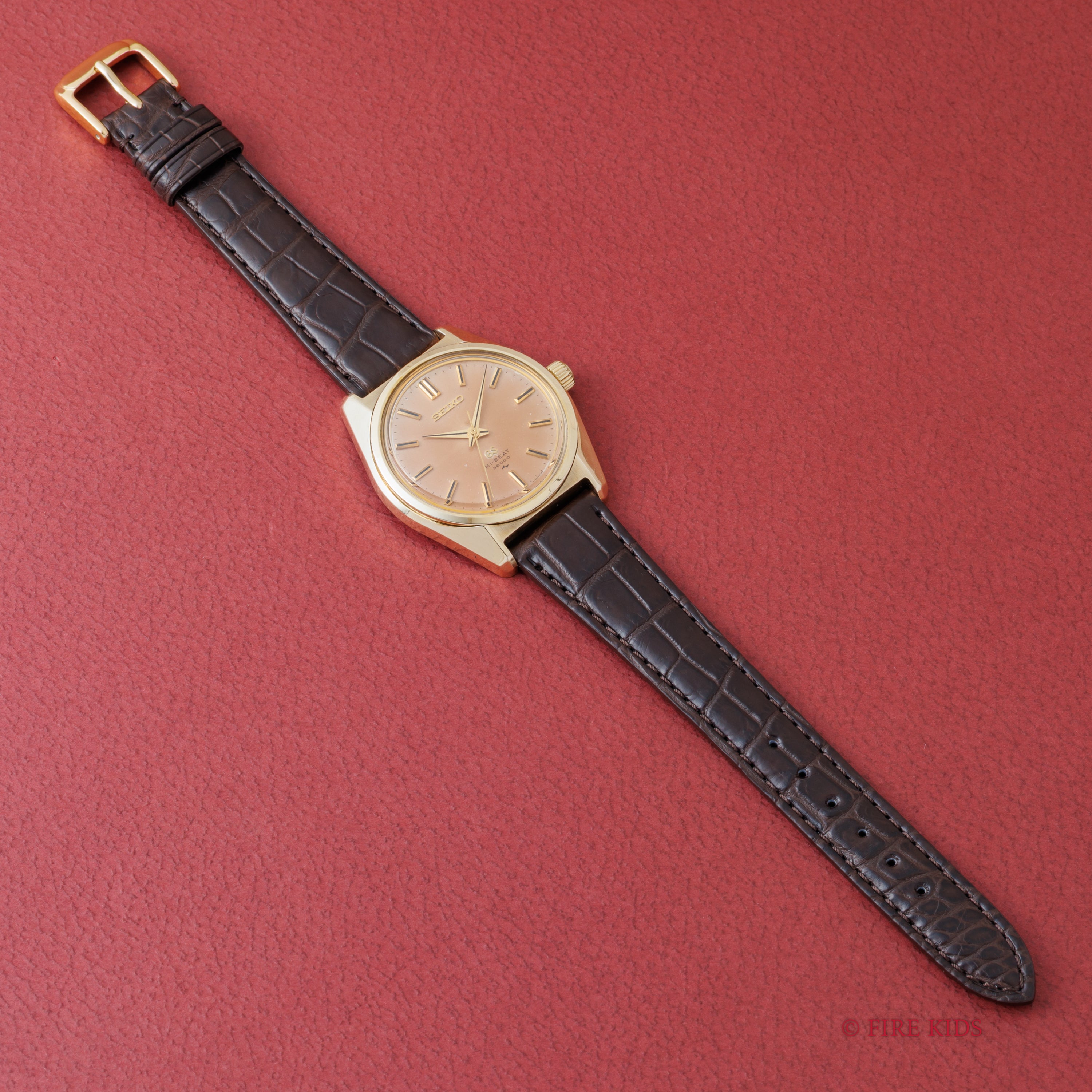 グランドセイコー 1969年製 手巻10振動 Ref.4520-8000 キャップゴールド 45GS パティーナダイヤル