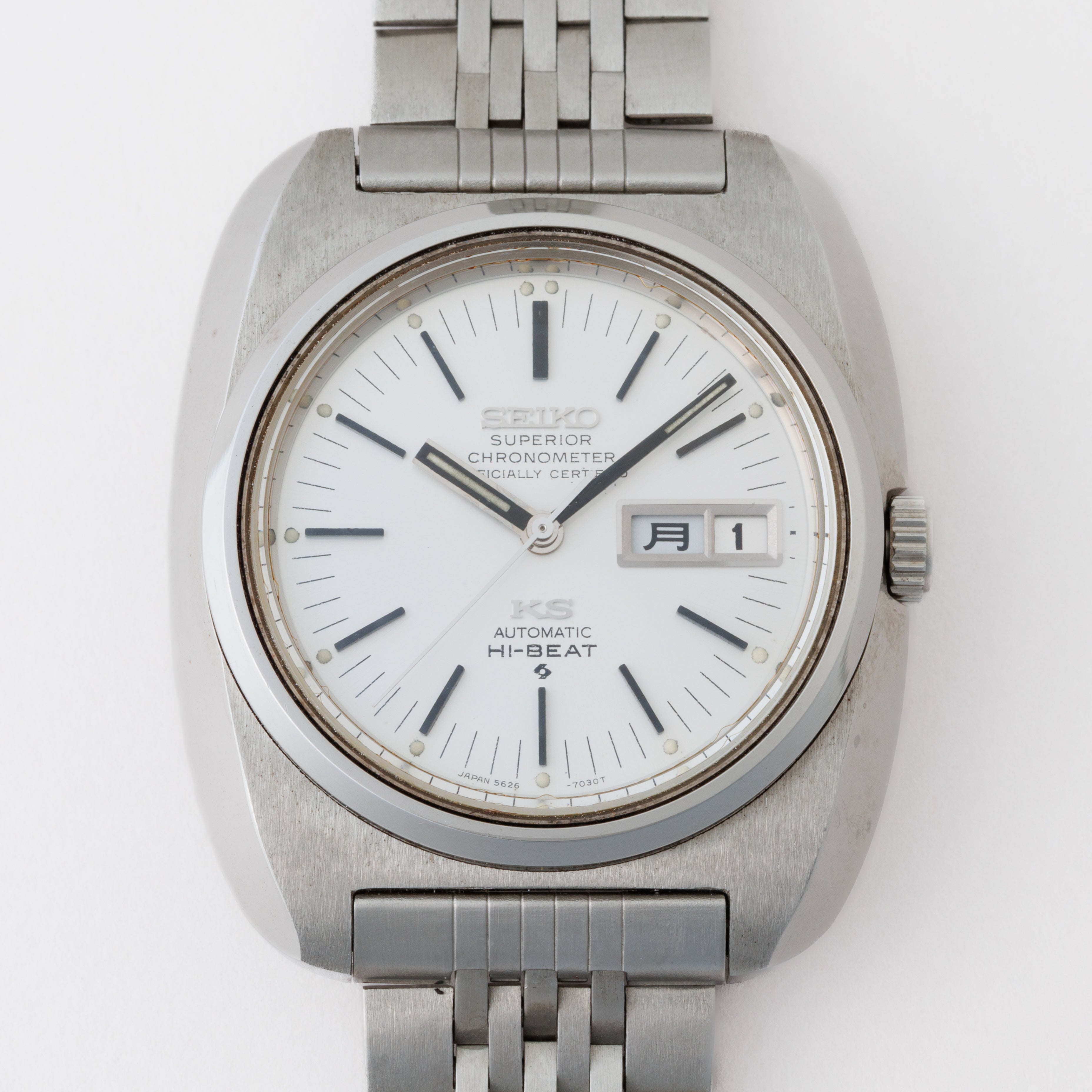 セイコー キングセイコー スーペリアクロノメーター 56KS 1969年製 Ref.5626-7030 純正ステンレスブレス