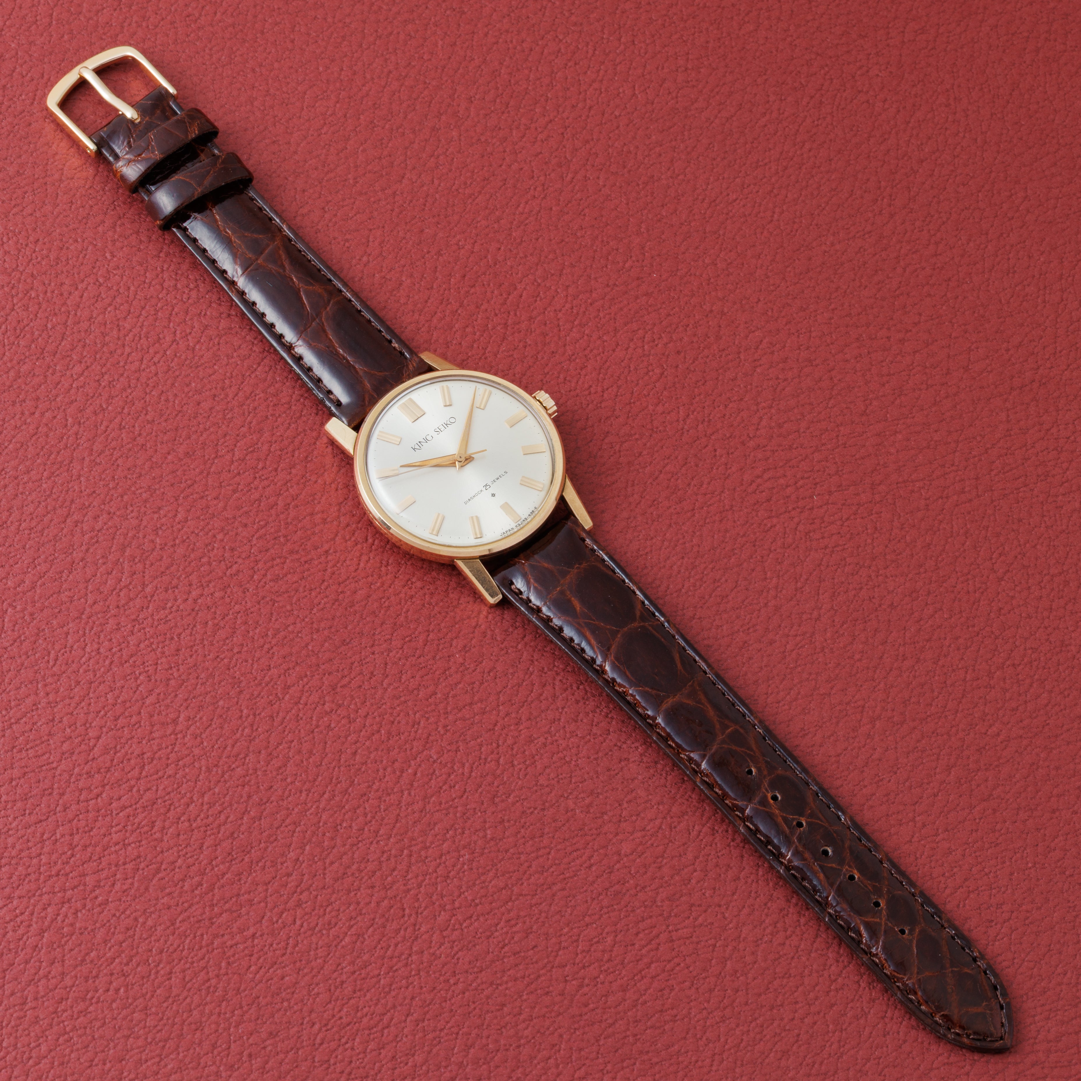 キングセイコーファーストモデル 1961年製 金張り Ref. J14102E KS SDダイヤル