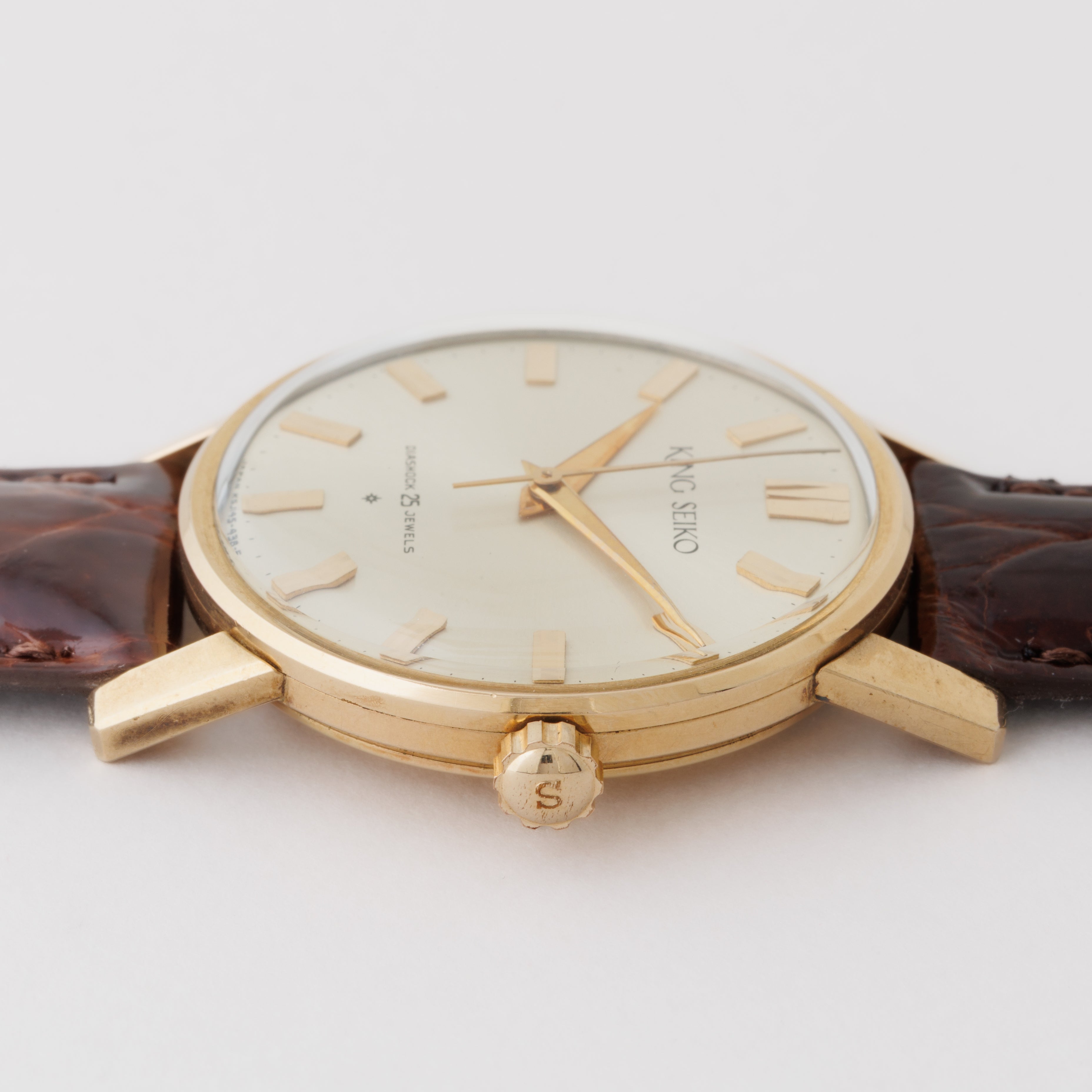 キングセイコーファーストモデル 1961年製 金張り Ref. J14102E KS SDダイヤル