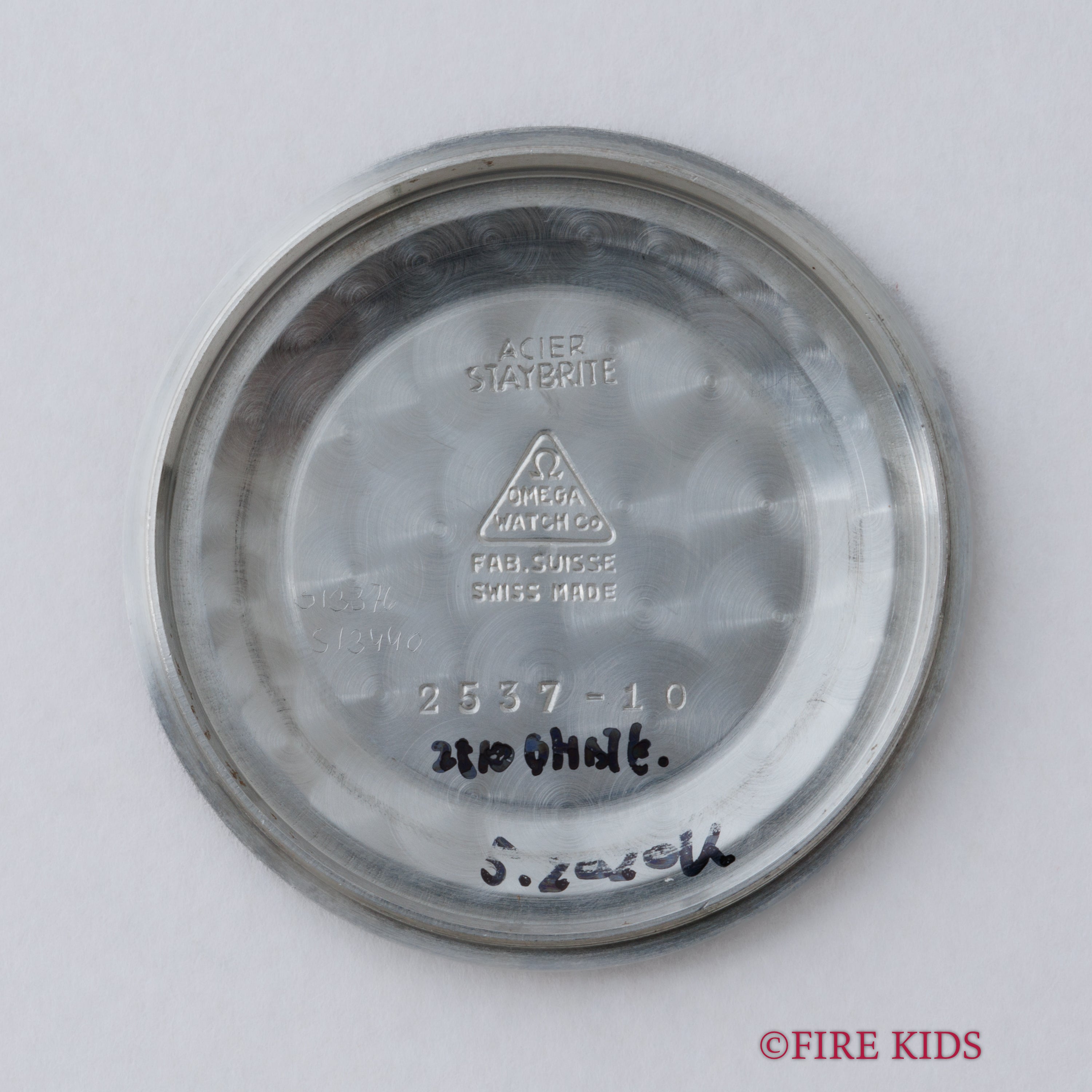 オメガ 30mmキャリバー 1950年製(昭和25年製)手巻 Cal.283 Ref.2537-10 グレーツートンダイヤル