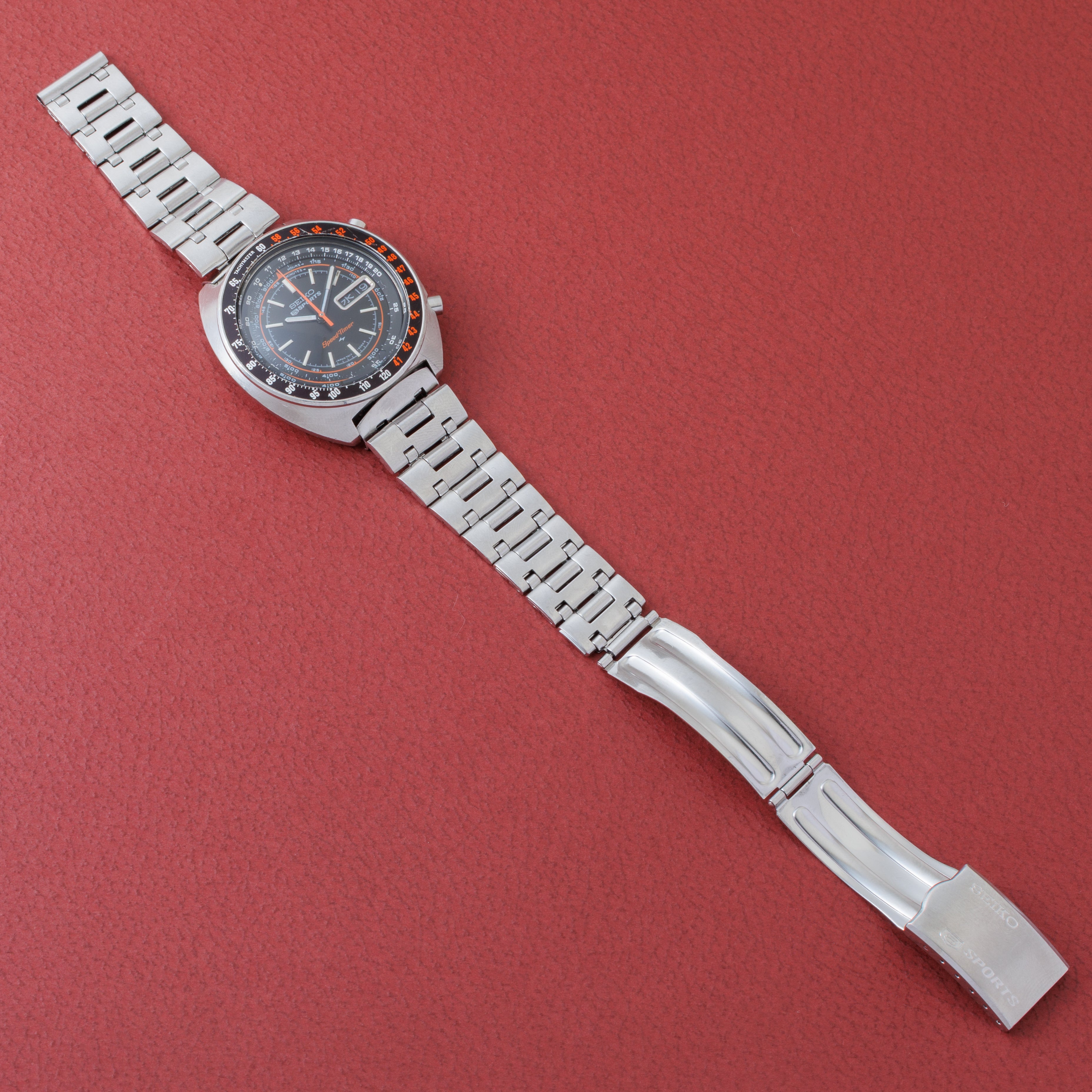 セイコー 5スポーツ スピードタイマー ラリーメーター 1971年製 Ref.7017-6050 自動巻クロノグラフ