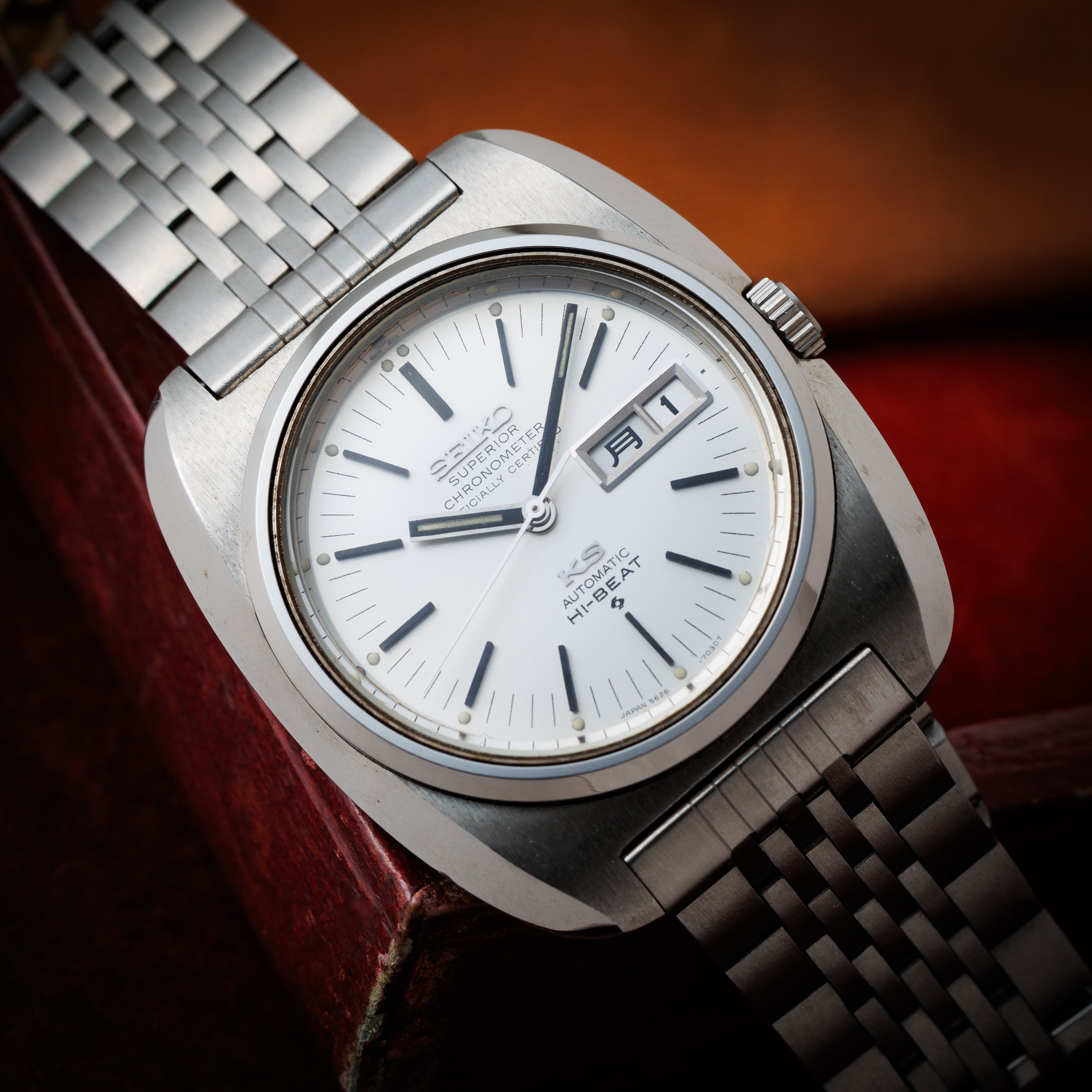 セイコー キングセイコー スーペリアクロノメーター 56KS 1969年製 Ref.5626-7030 純正ステンレスブレス