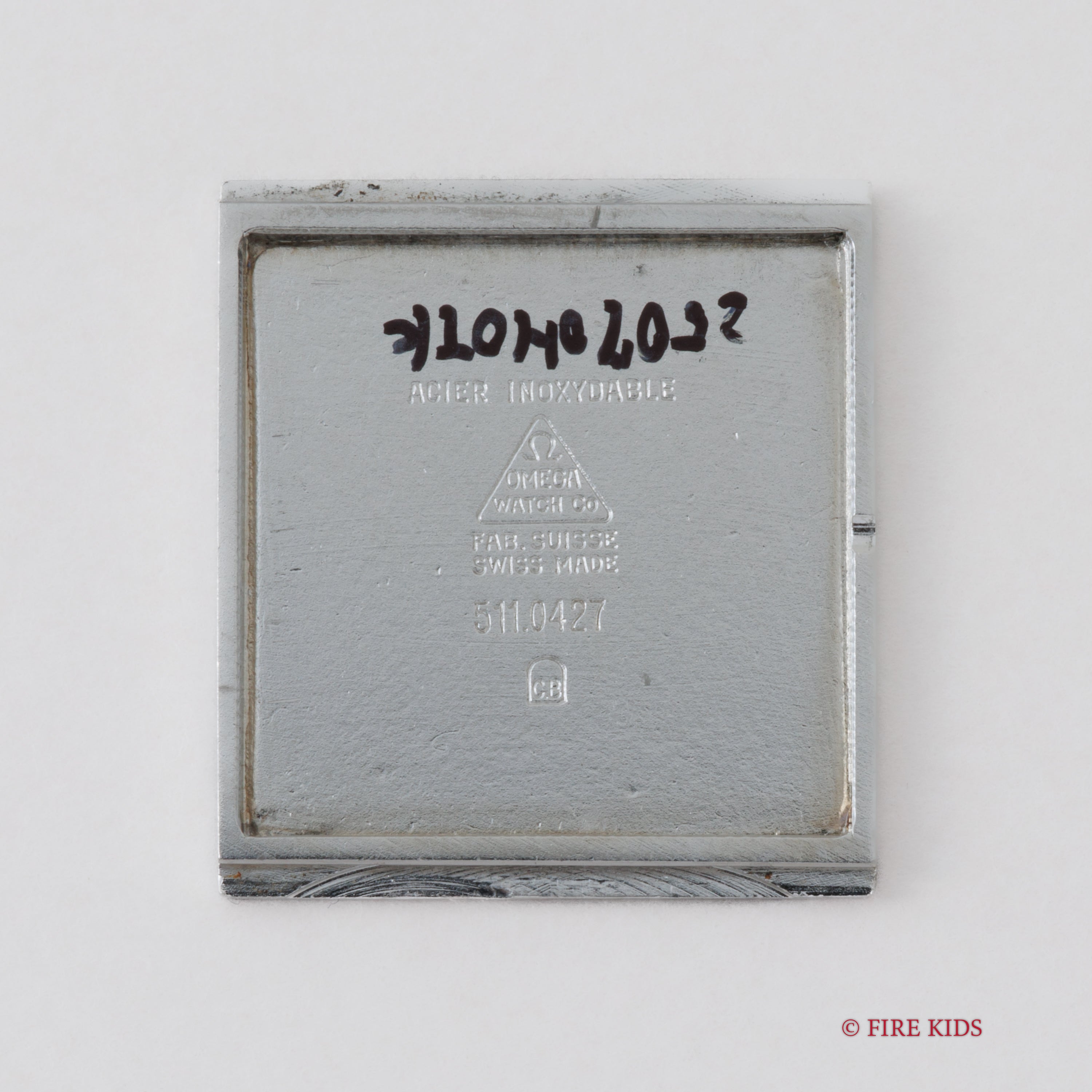 オメガ デ・ヴィル 角型ケース ブルークロスダイヤル 1973年製 手巻き