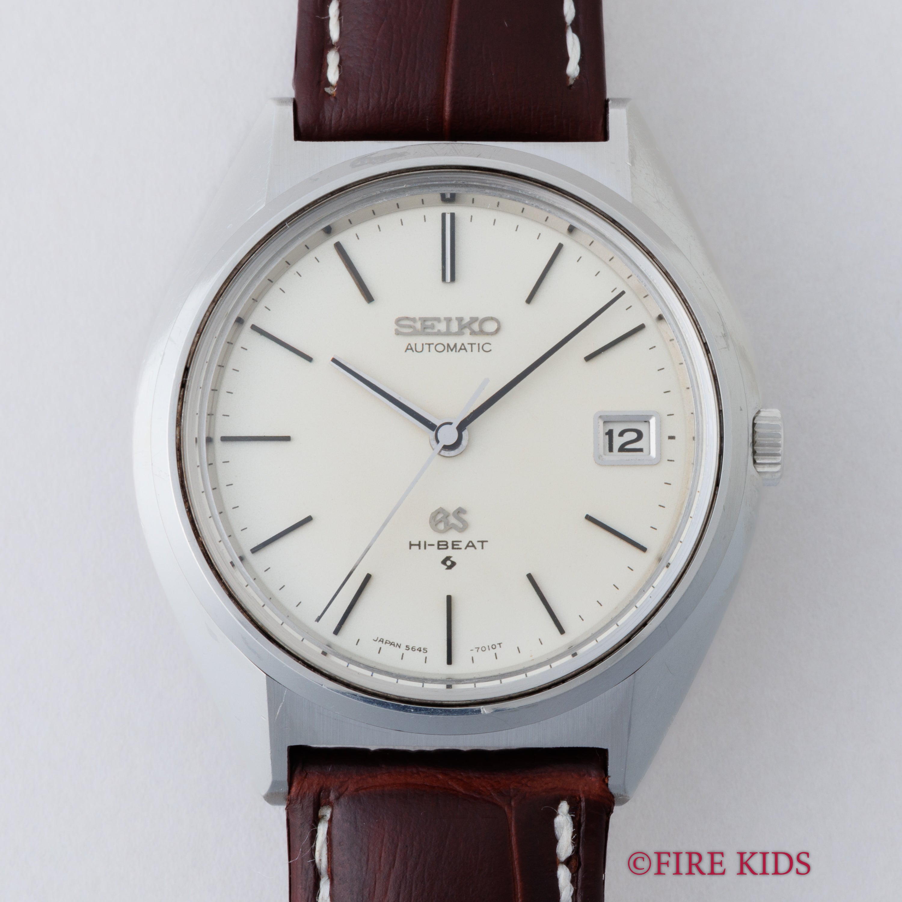 グランドセイコー 1973年製 Ref.5645-7011 56GS ハイビート自動巻き アイボリーダイヤル
