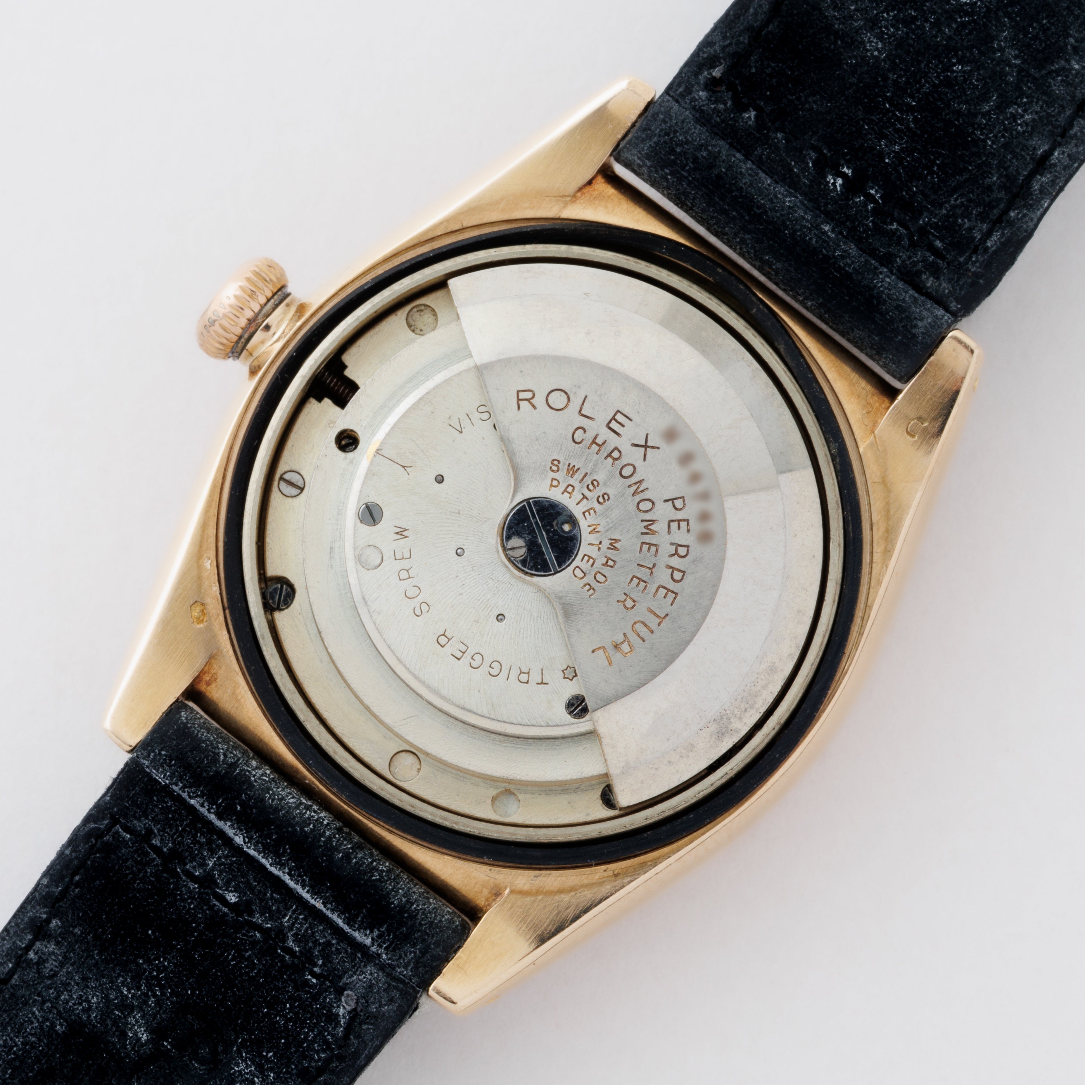 ロレックス バブルバック 1946年製 14KYG Ref.3131 セミユニークギルトダイヤル