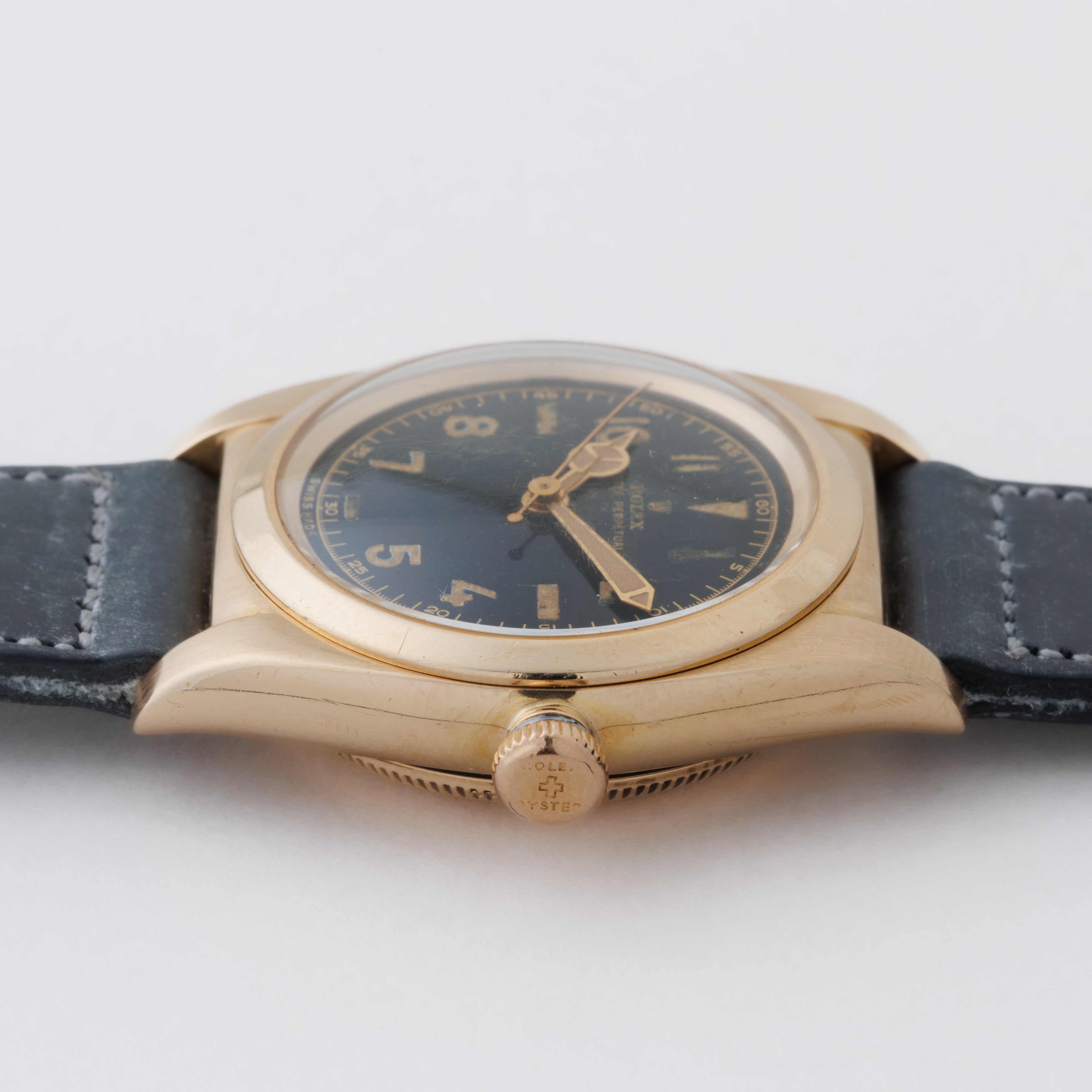 ロレックス バブルバック 1946年製 14KYG Ref.3131 セミユニークギルトダイヤル