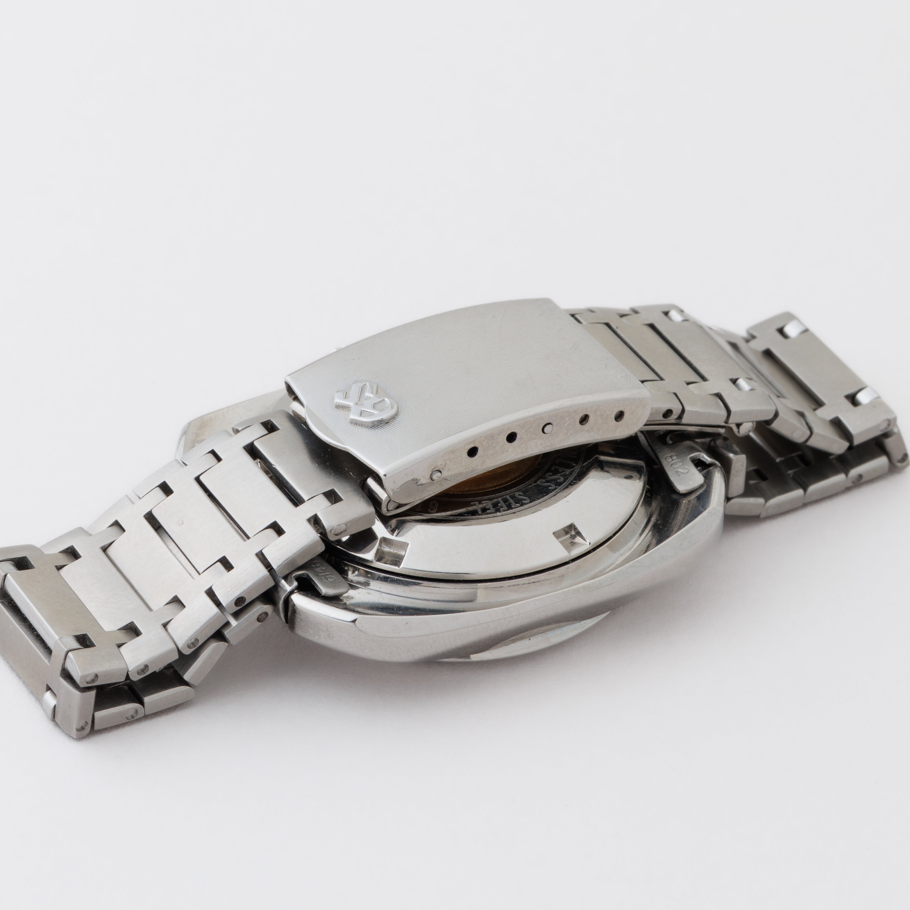 グランドセイコー 座布団ケース 1969年製 Ref.6145‐8020 61GS 10振動 純正ステンレスブレス