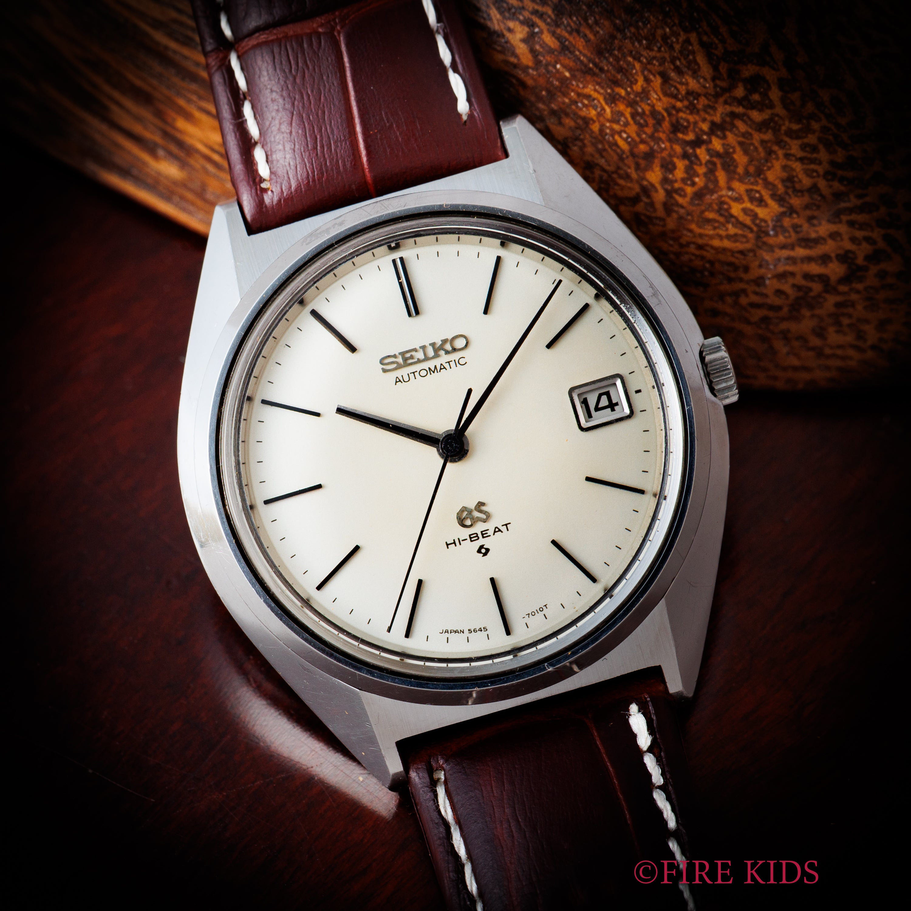 グランドセイコー 1973年製 Ref.5645-7011 56GS ハイビート自動巻き アイボリーダイヤル