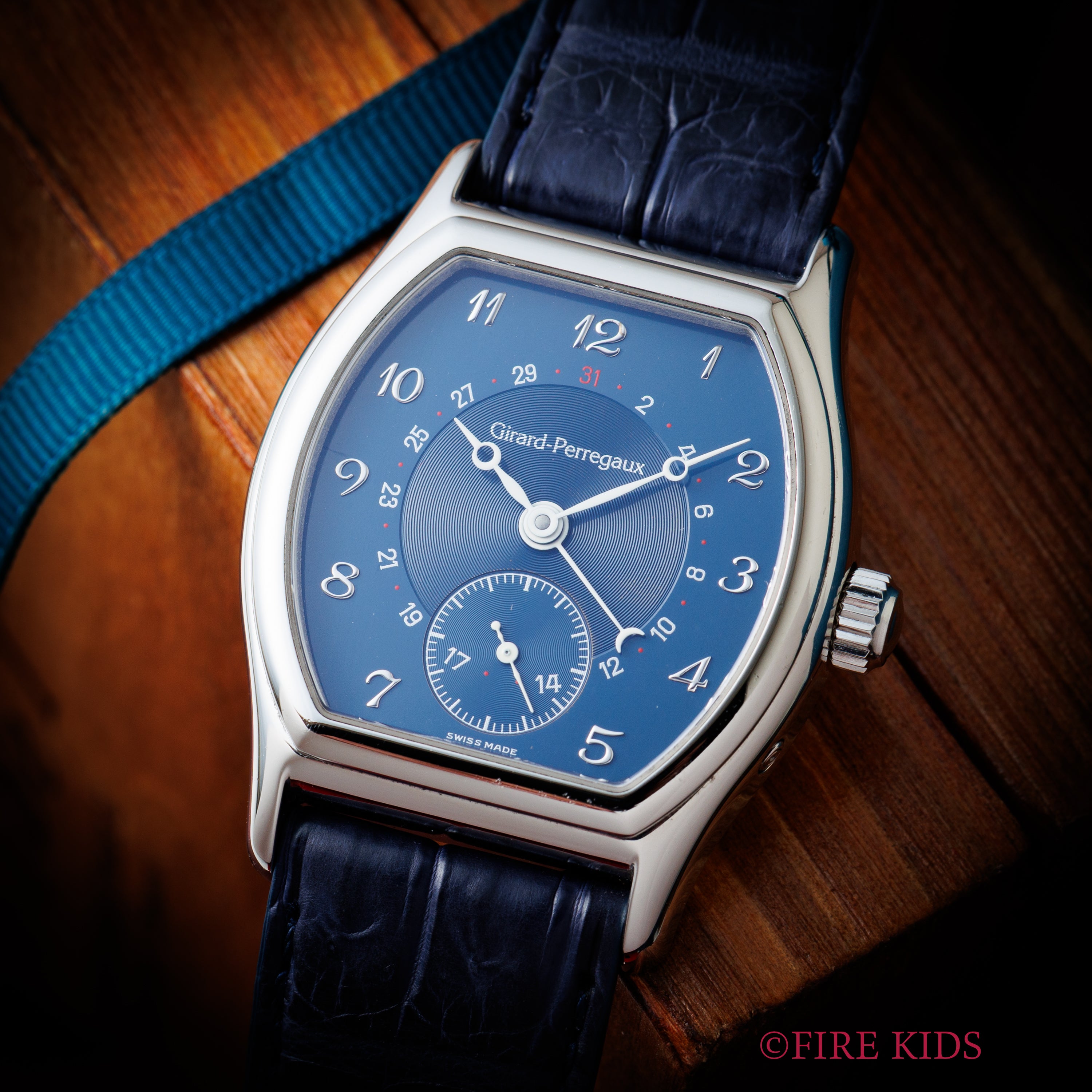 ジラール・ペルゴ リシュビル トノー型 1990年代製 Ref.2730 ポインターデイト