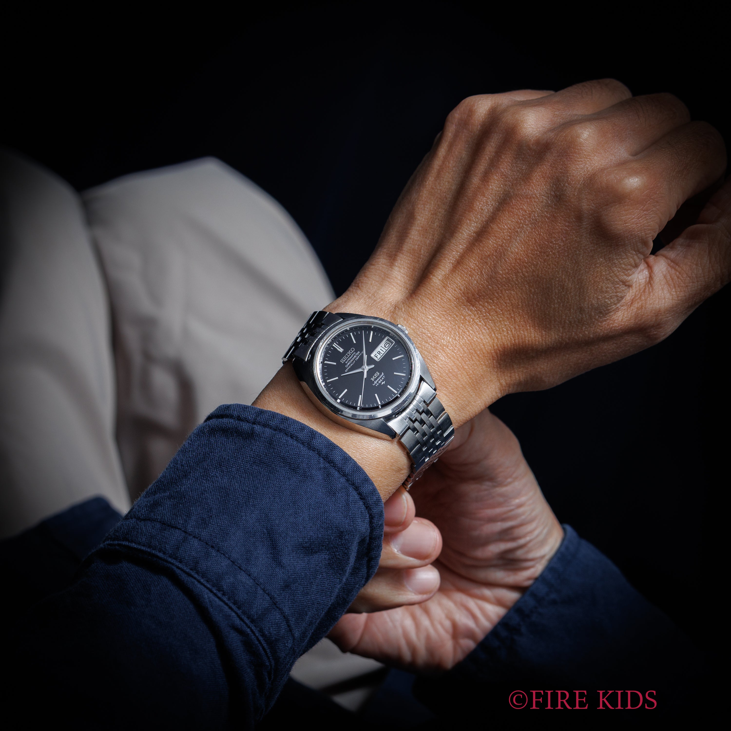 キングセイコー クロノメーター スペシャル 1971年製 ブラックダイヤル Ref.5246-6000 52KS ハイビート自動巻き