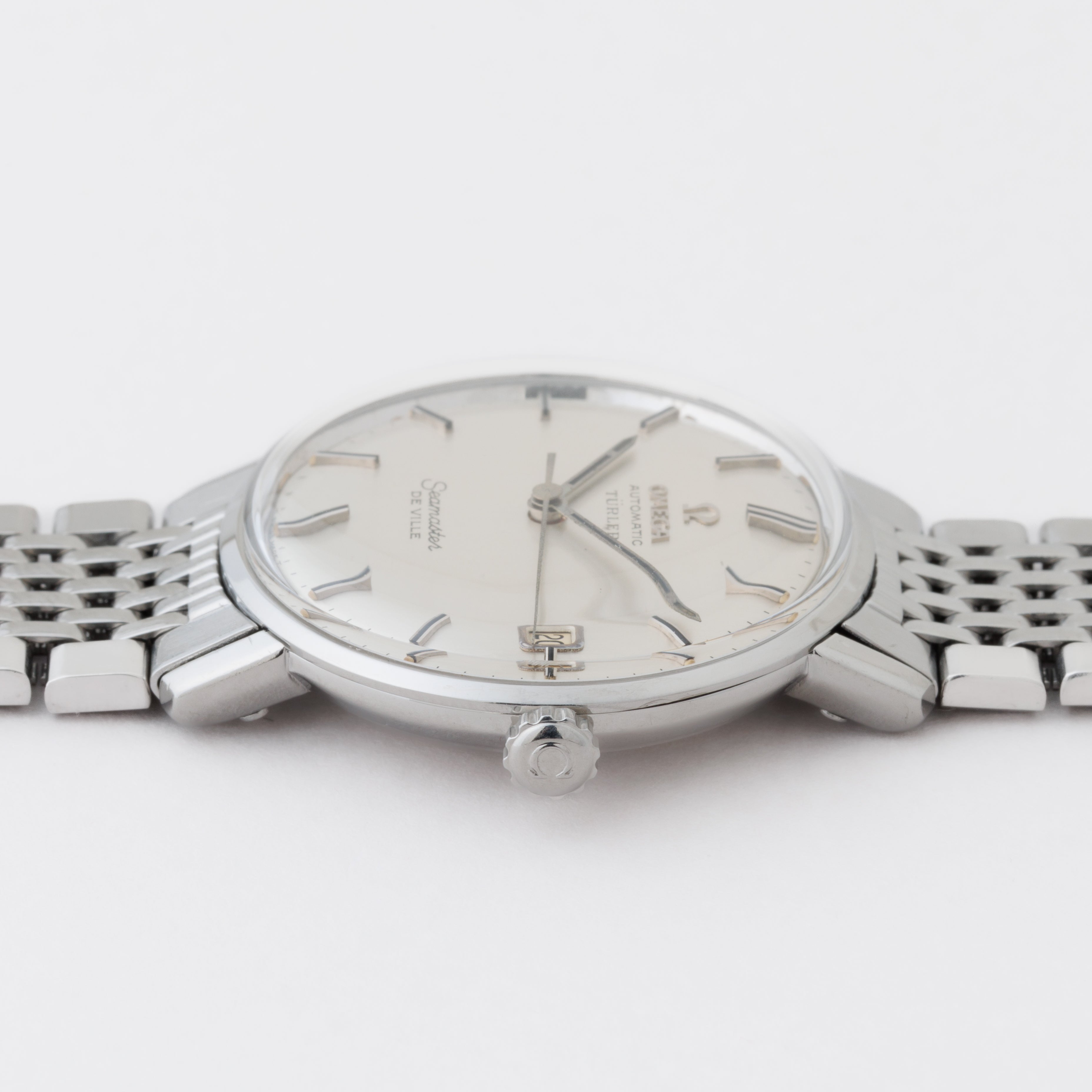 オメガ シーマスター デ・ヴィル チューラーWネーム 1966年製 自動巻 純正ブレス Ref.166.020